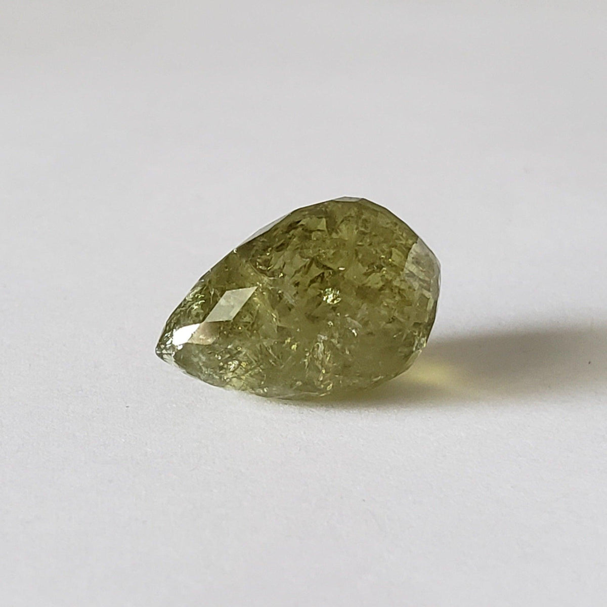  Garnet | Briolette | Spring Green | 17.9x11.6mm 19.39ct 4