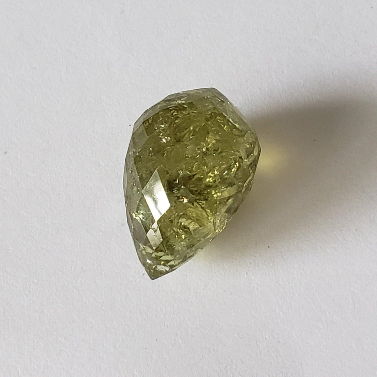  Garnet | Briolette | Spring Green | 17.9x11.6mm 19.39ct 5