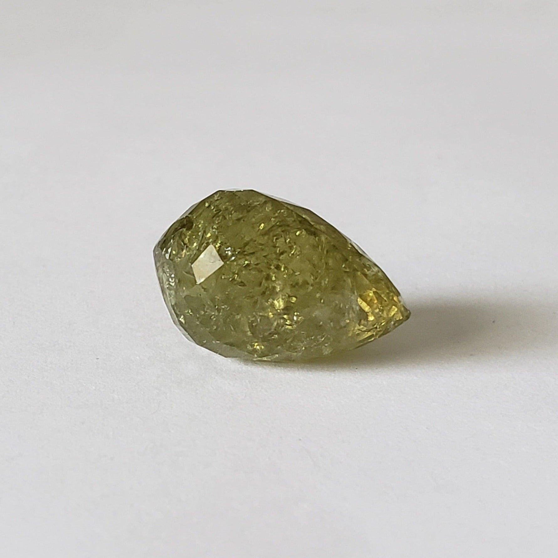  Garnet | Briolette | Spring Green | 17.9x11.6mm 19.39ct 6
