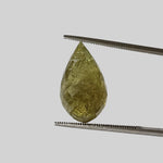  Garnet | Briolette | Spring Green | 18.6x10.9mm 16.70ct 