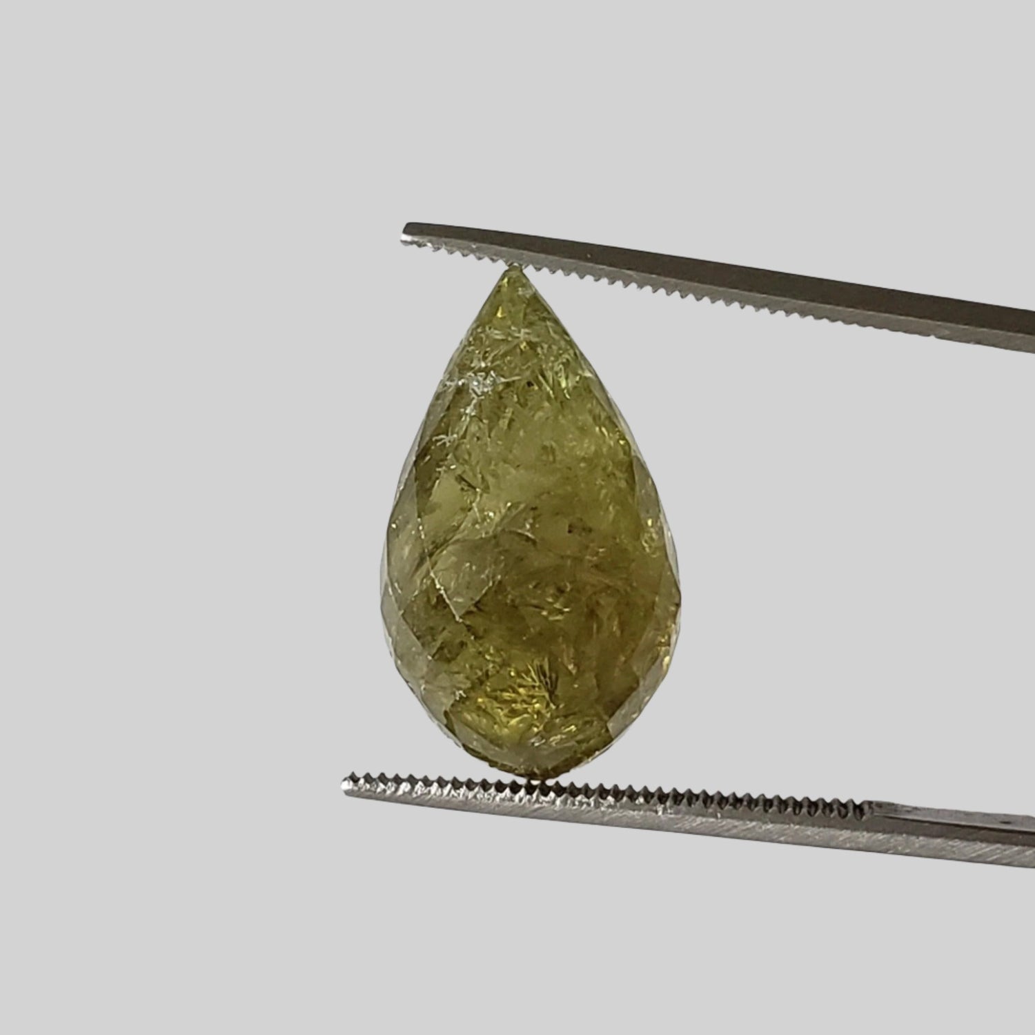  Garnet | Briolette | Spring Green | 18.6x10.9mm 16.70ct 