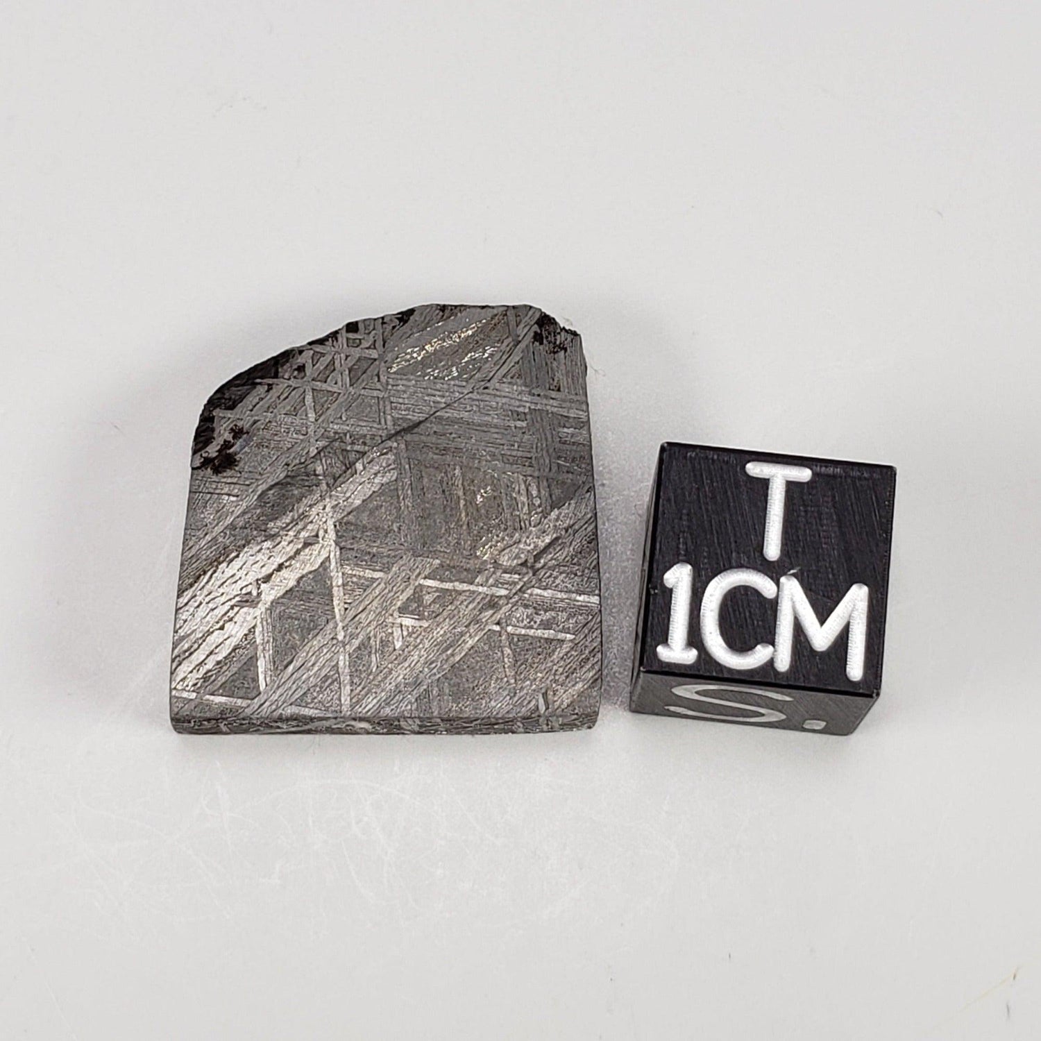  Gibeon Meteorite | 12.47 Grams | Etched Part Slice | Iron IVA | Namibia | SO24 