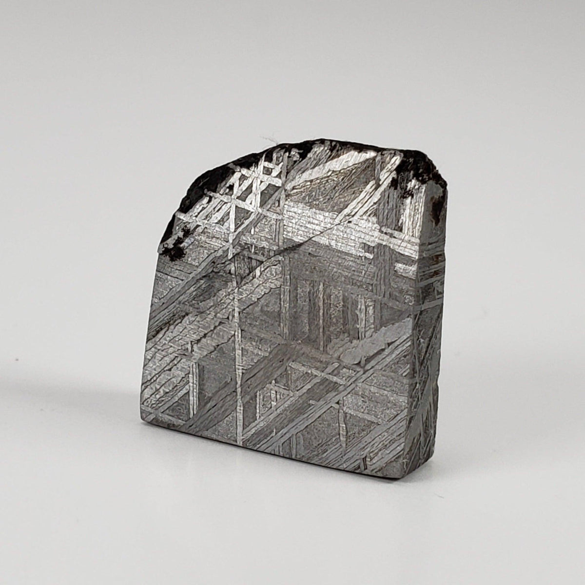  Gibeon Meteorite | 12.47 Grams | Etched Part Slice | Iron IVA | Namibia | SO24 2