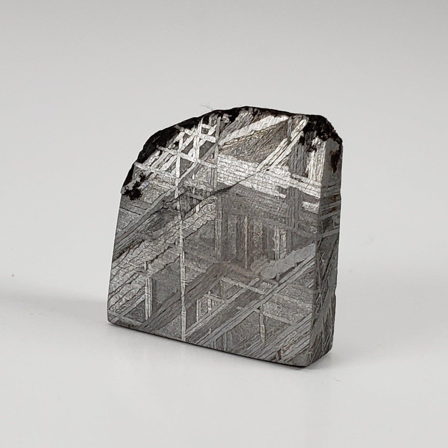  Gibeon Meteorite | 12.47 Grams | Etched Part Slice | Iron IVA | Namibia | SO24 2