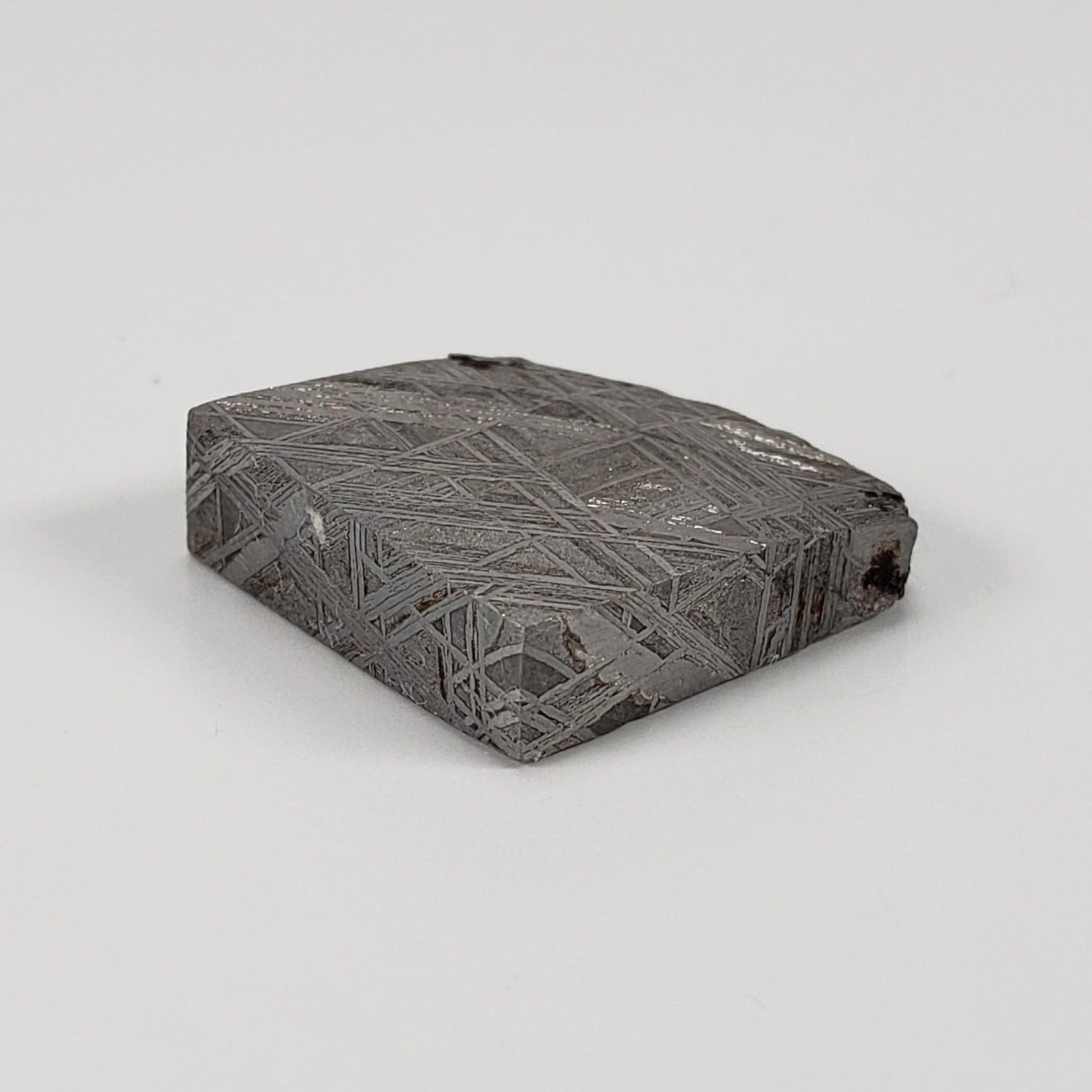  Gibeon Meteorite | 12.47 Grams | Etched Part Slice | Iron IVA | Namibia | SO24 4