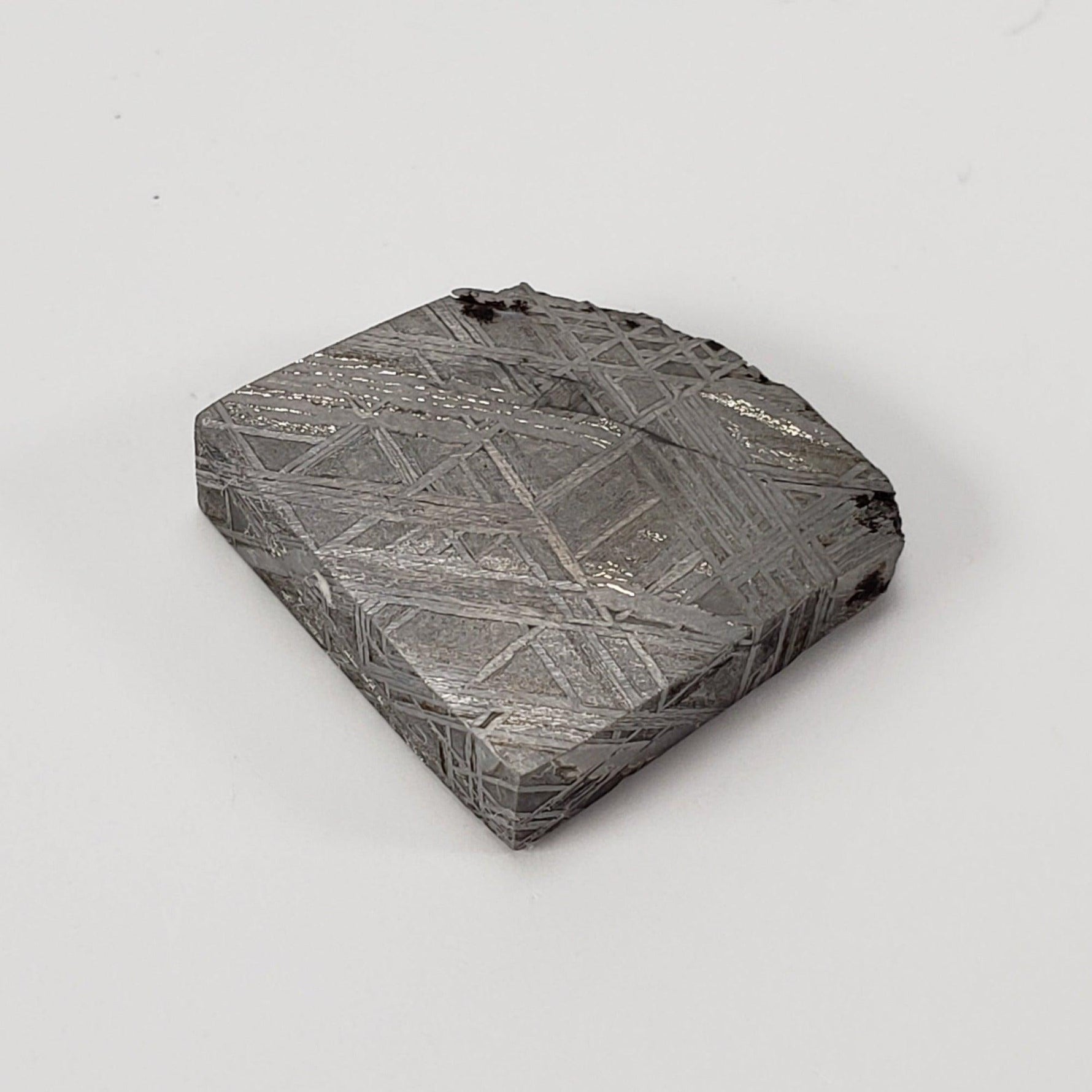  Gibeon Meteorite | 12.47 Grams | Etched Part Slice | Iron IVA | Namibia | SO24 6