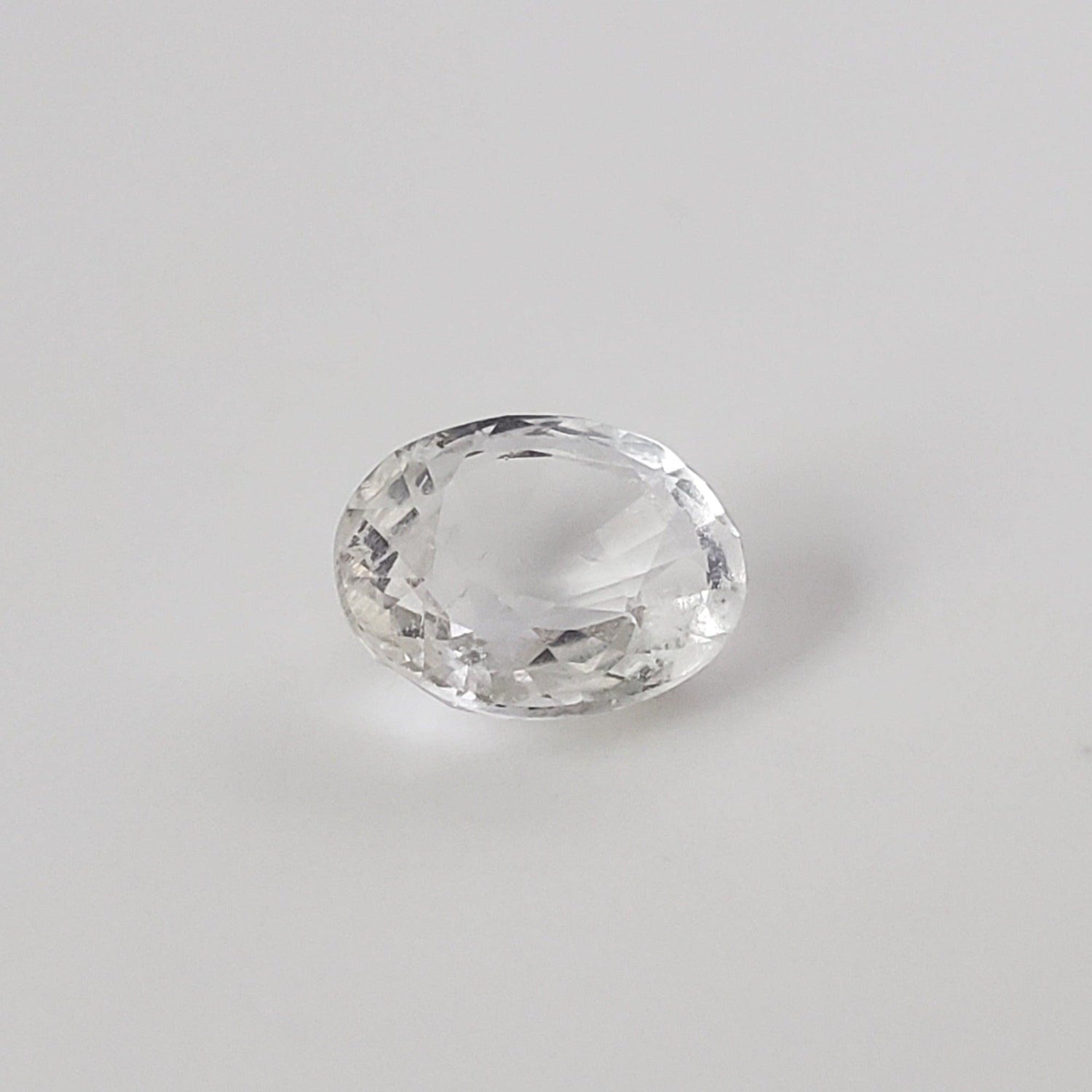  Goshenite | White Beryl | Oval Cut | Clear | 8.7x7mm 1.63ct | Brazil | SO24 1