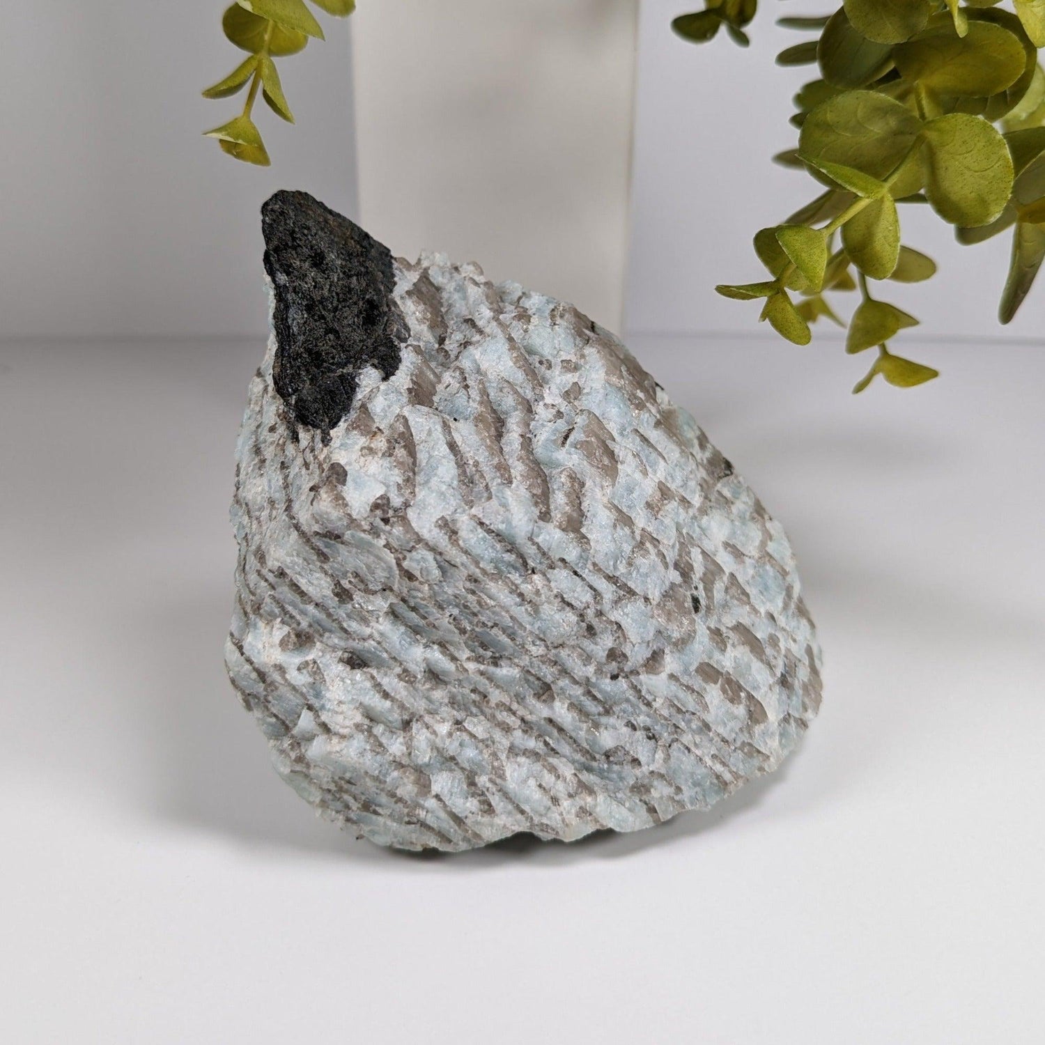  Graphic Granite | Blue-Green Amazonite and Smoky Quartz with Mica | 989 Gr | Western Quebec, Canada | SO24 