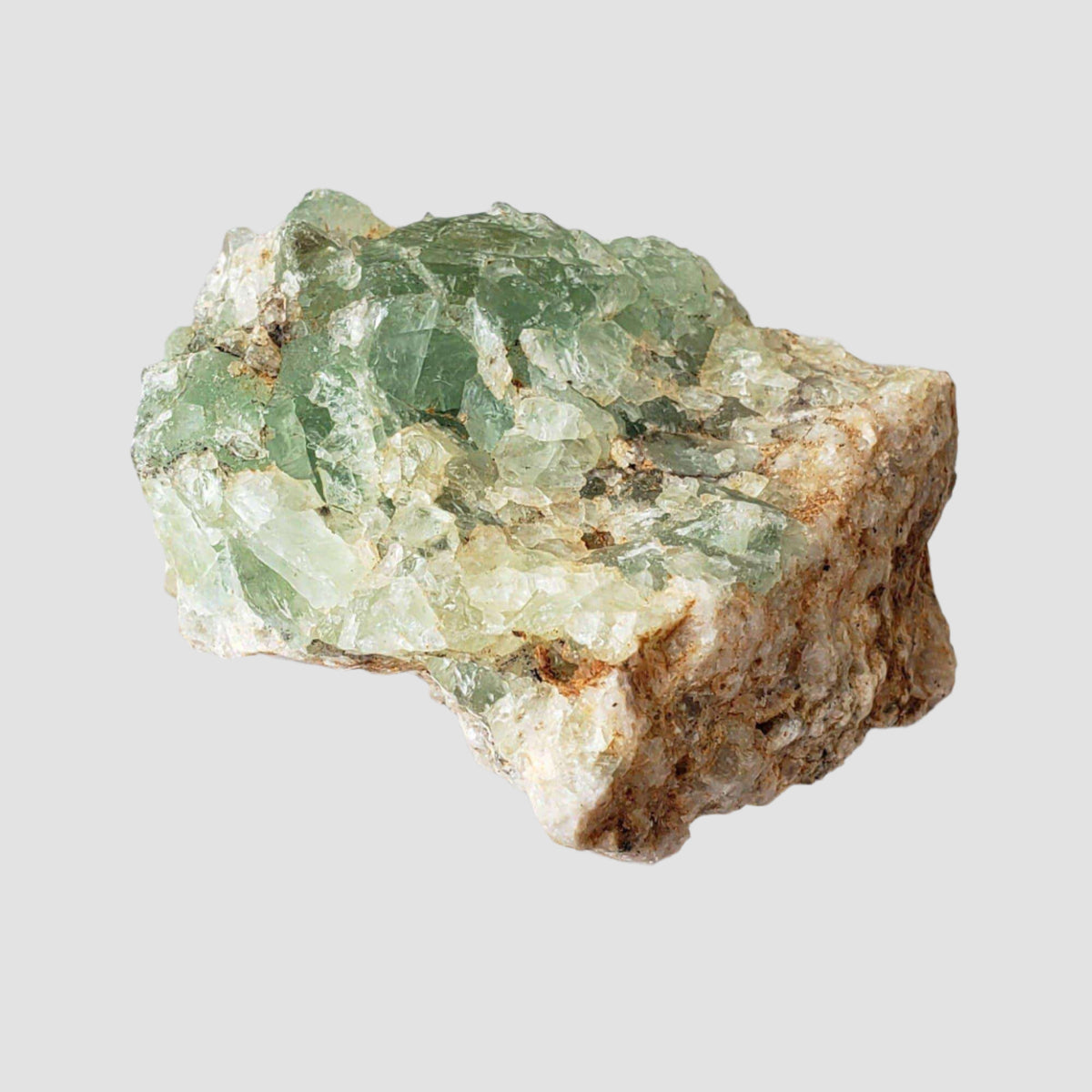  Green Fluorite Crystals on Matrix | 91 Grams | Felix Mine, CA 