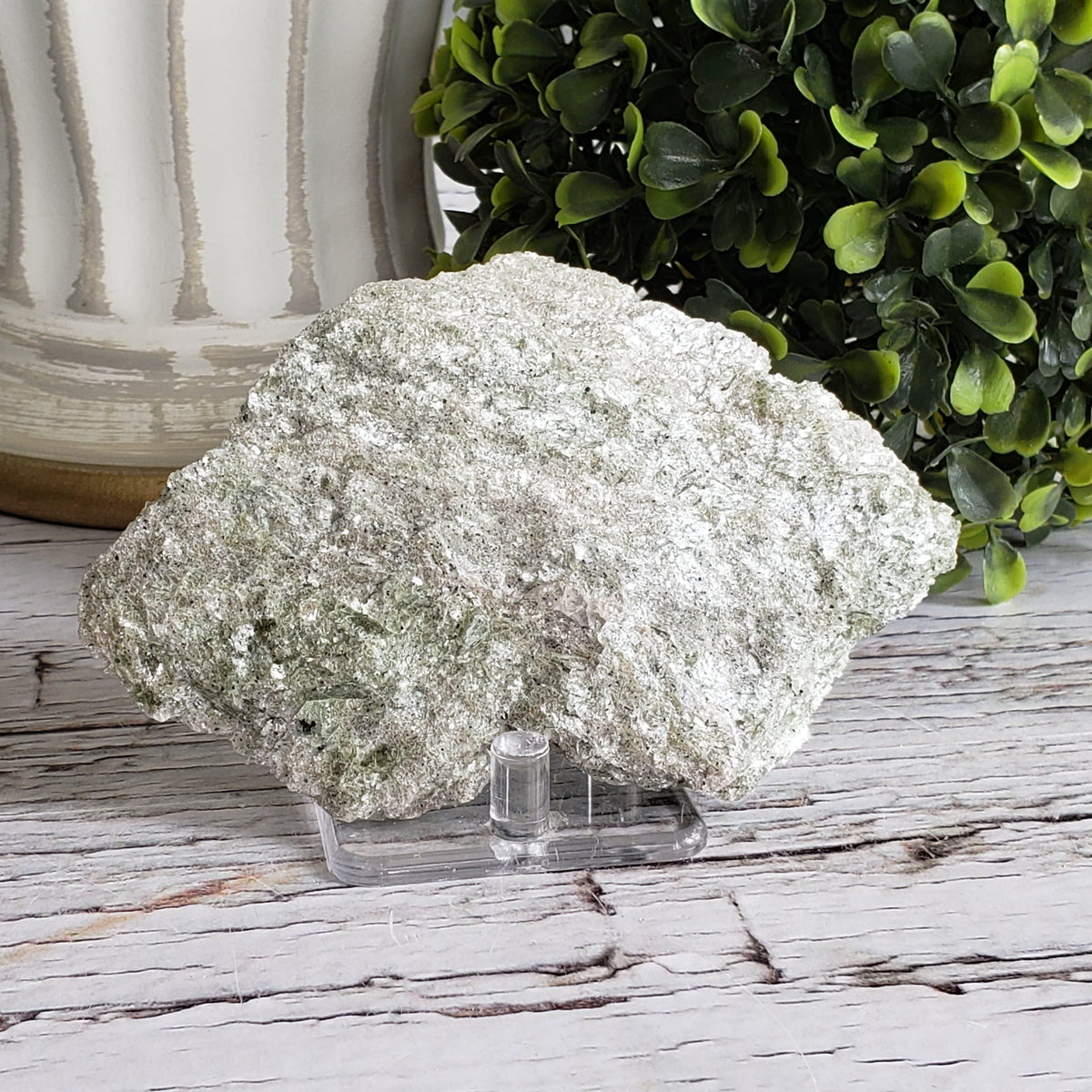  Green Mica Schist Metamorphic Rock, Muscovite, 166.3 Grams, Eastern Ontario, Canada | SO24 5