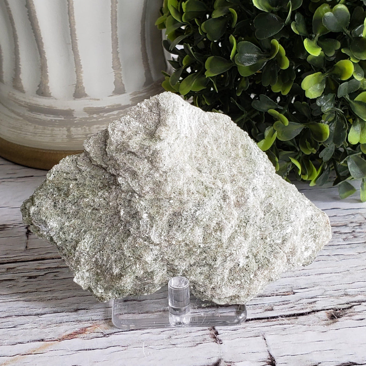  Green Mica Schist Metamorphic Rock, Muscovite, 166.3 Grams, Eastern Ontario, Canada | SO24 7