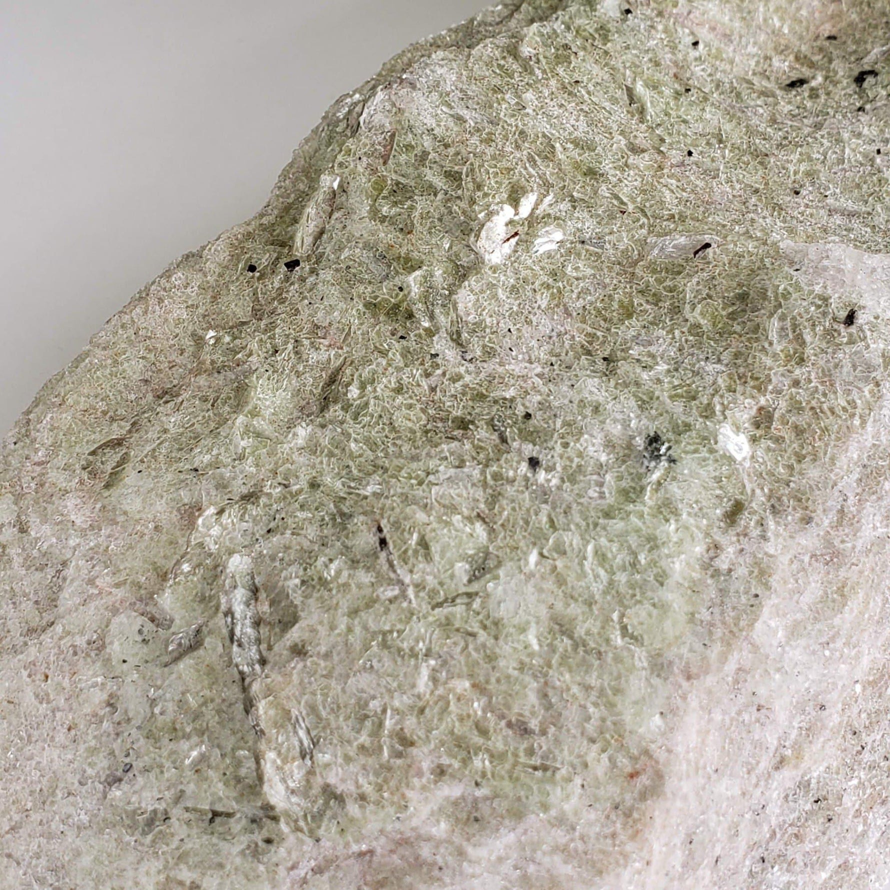  Green Mica Schist Metamorphic Rock, Muscovite, 252 Grams, Eastern Ontario, Canada | SO24 3