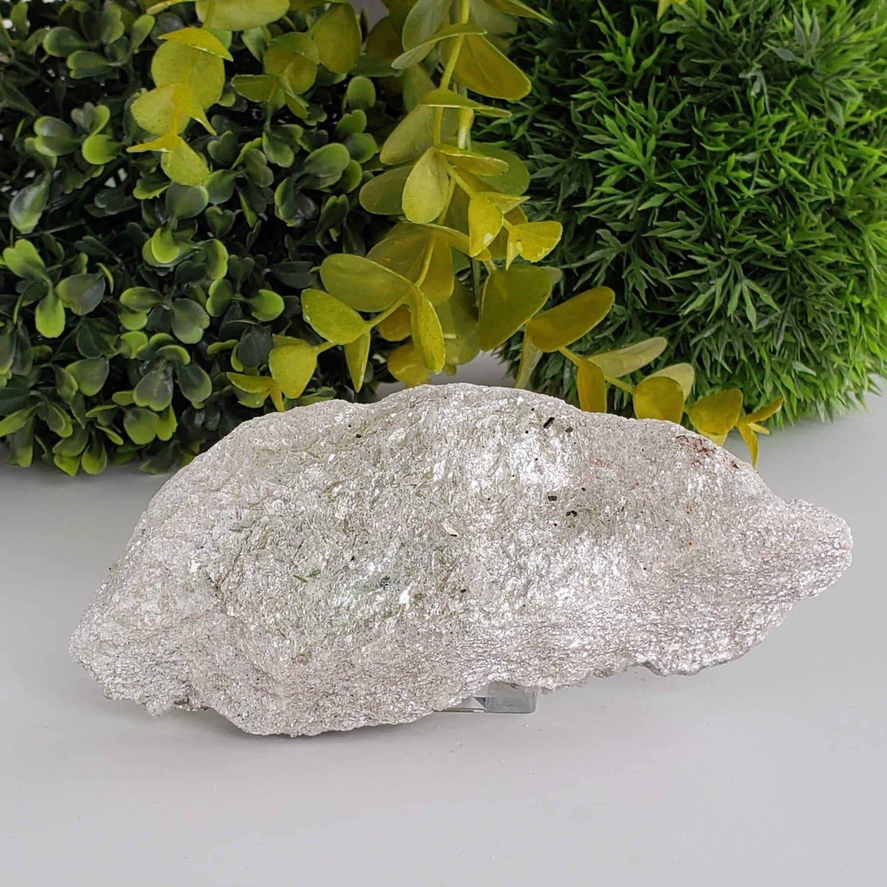  Green Mica Schist Metamorphic Rock, Muscovite, 252 Grams, Eastern Ontario, Canada | SO24 4