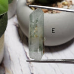 Green Phantom Chlorite Quartz Point | Terminated Quartz Crystal | 23 - 28 mm | Brazil - Canagem.com