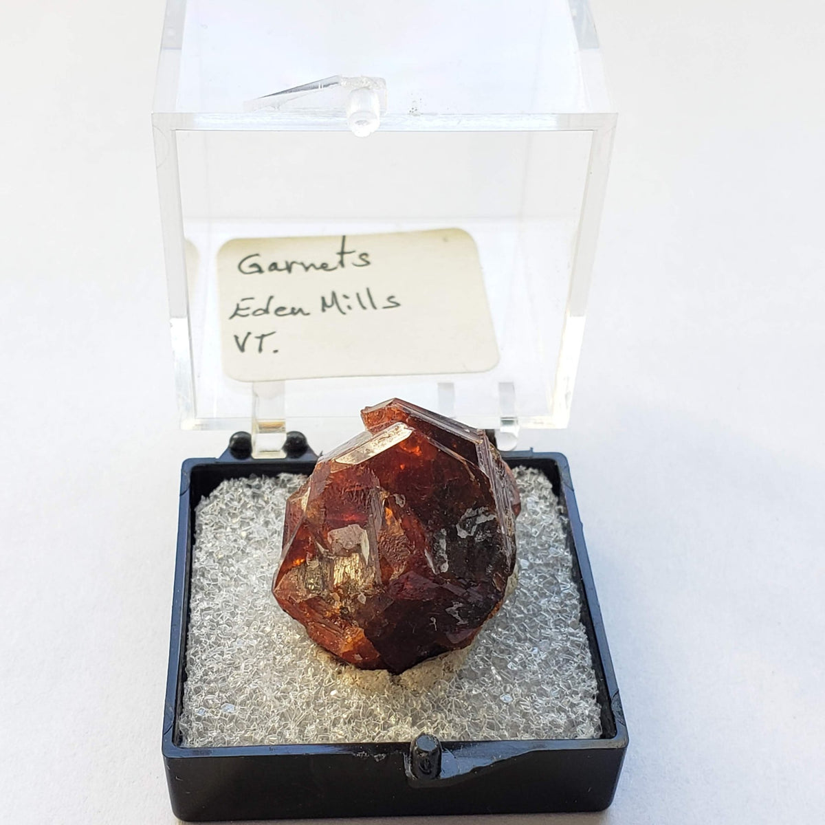  Grossular Garnet | Perky Box Thumbnail Specimen | Eden Mills, VT USA 9