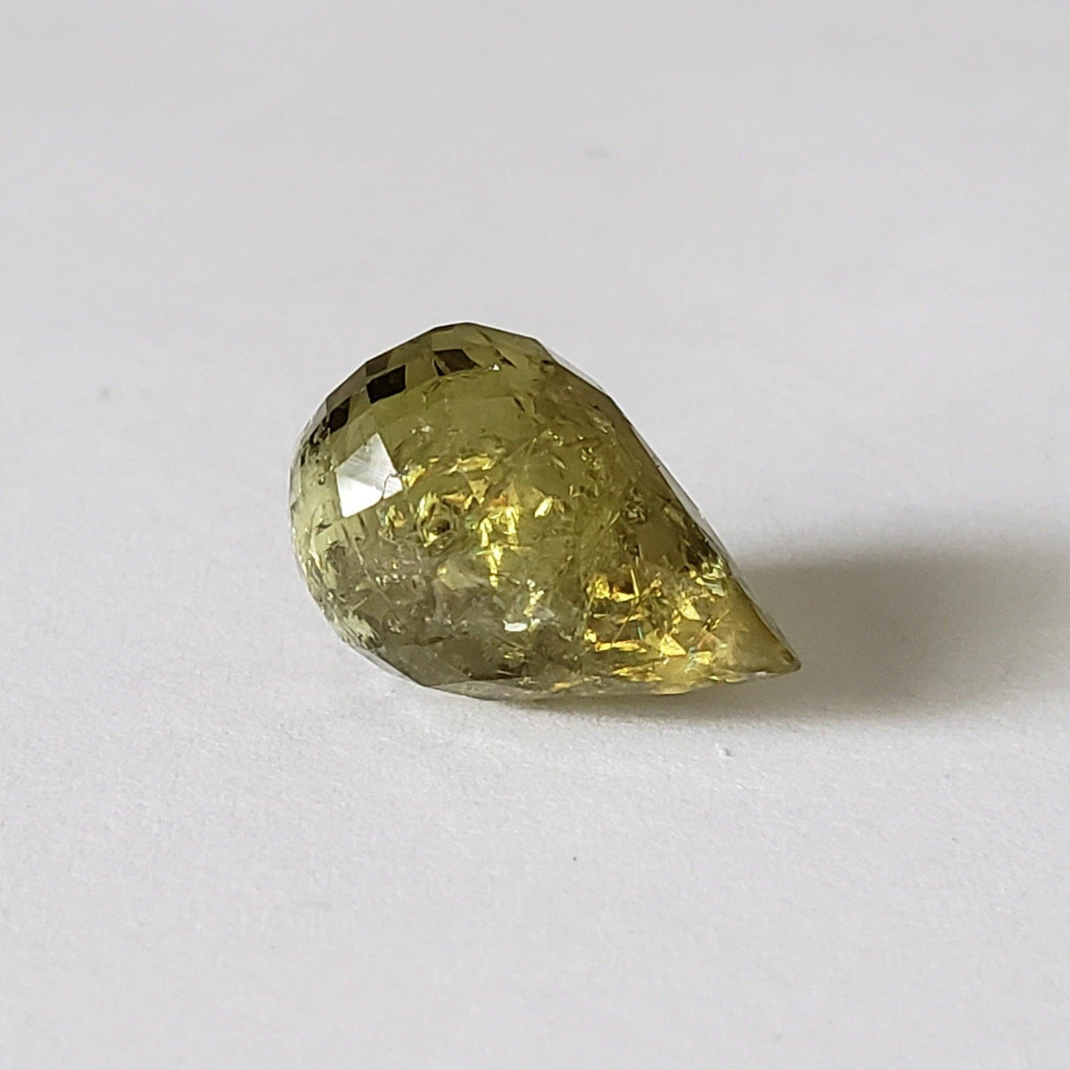  Grossular Mali Garnet | Briolette | Lime Green | 17x11mm 14.23ct 2