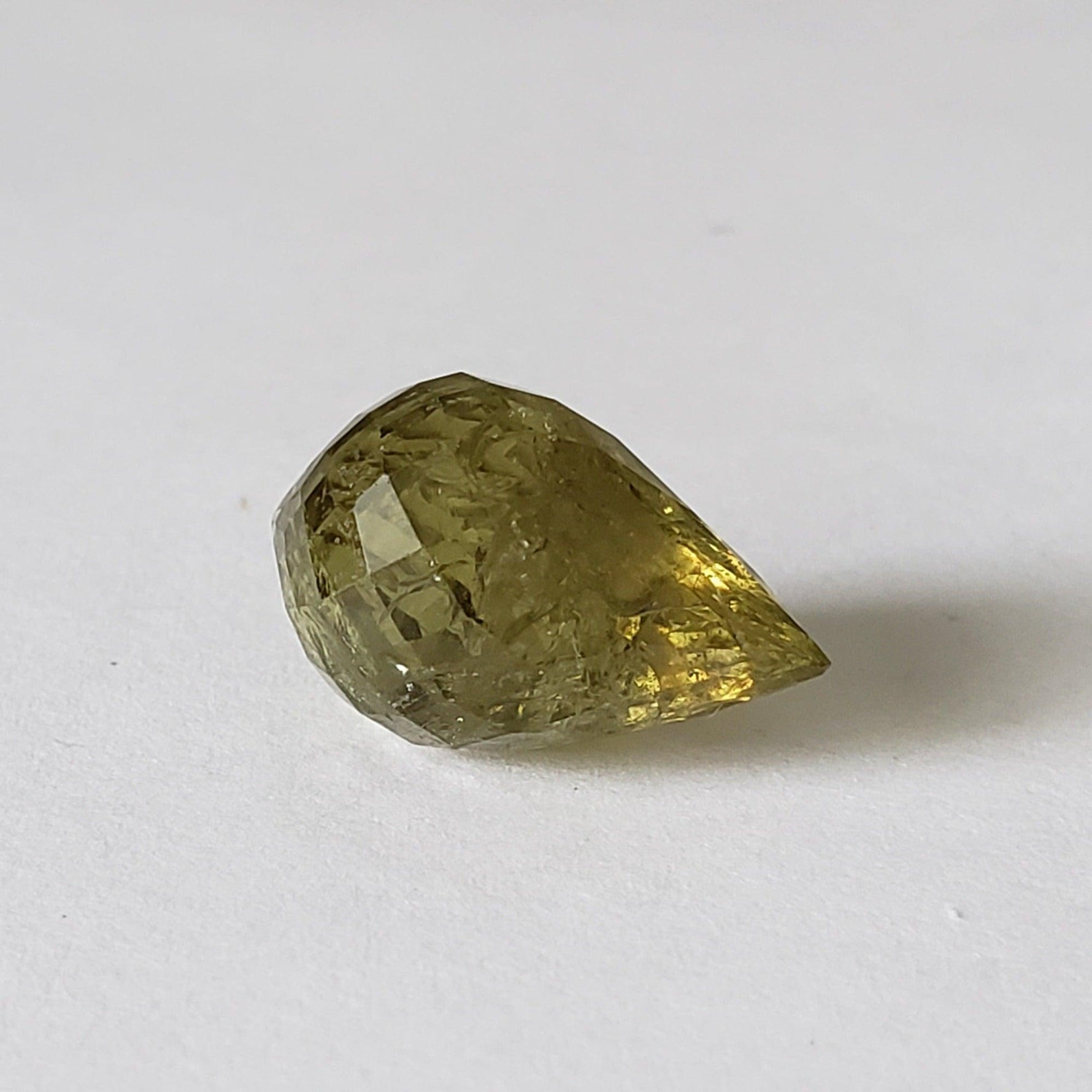  Grossular Mali Garnet | Briolette | Lime Green | 17x11mm 14.23ct 4