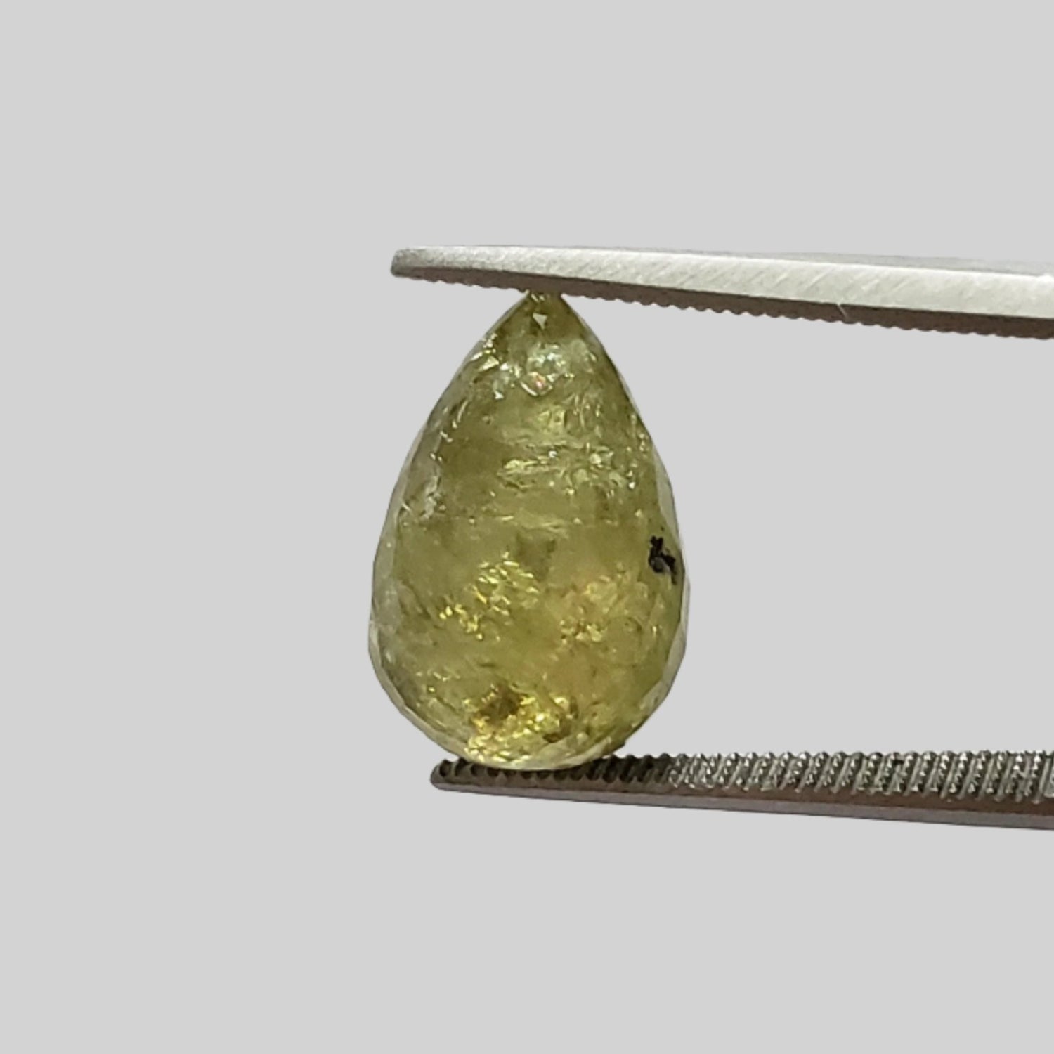  Grossular Mali Garnet | Briolette | Spring Green | 14x10m 11.27ct 