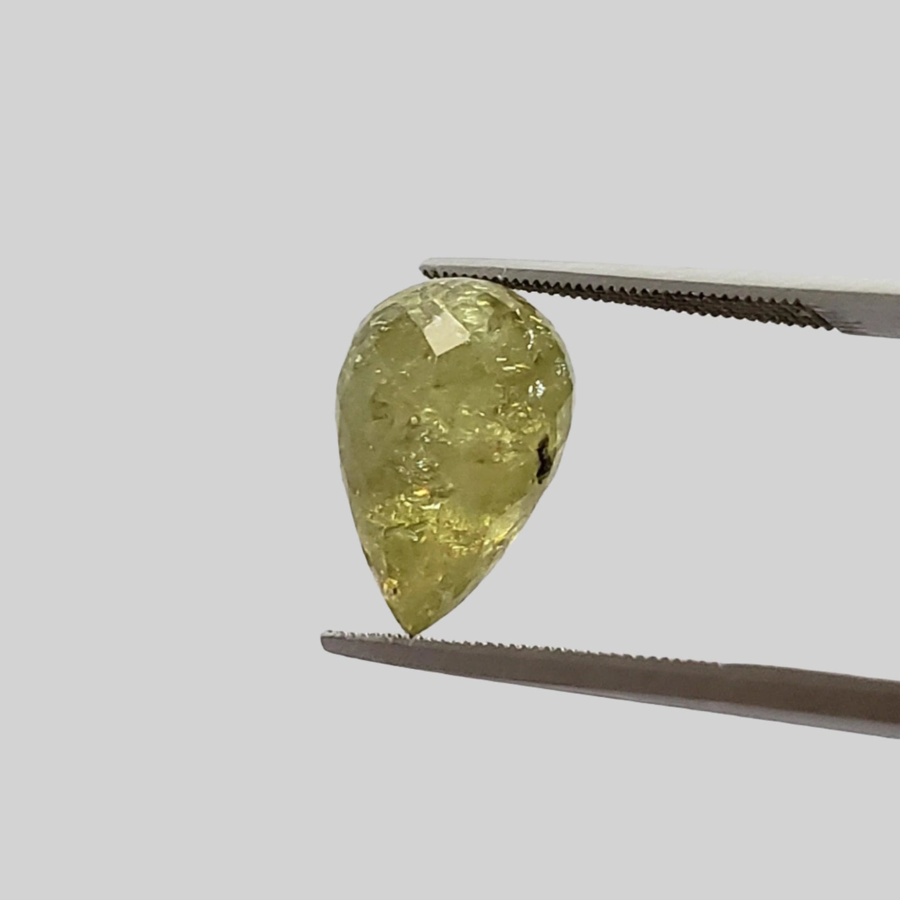  Grossular Mali Garnet | Briolette | Spring Green | 14x10m 11.27ct 1