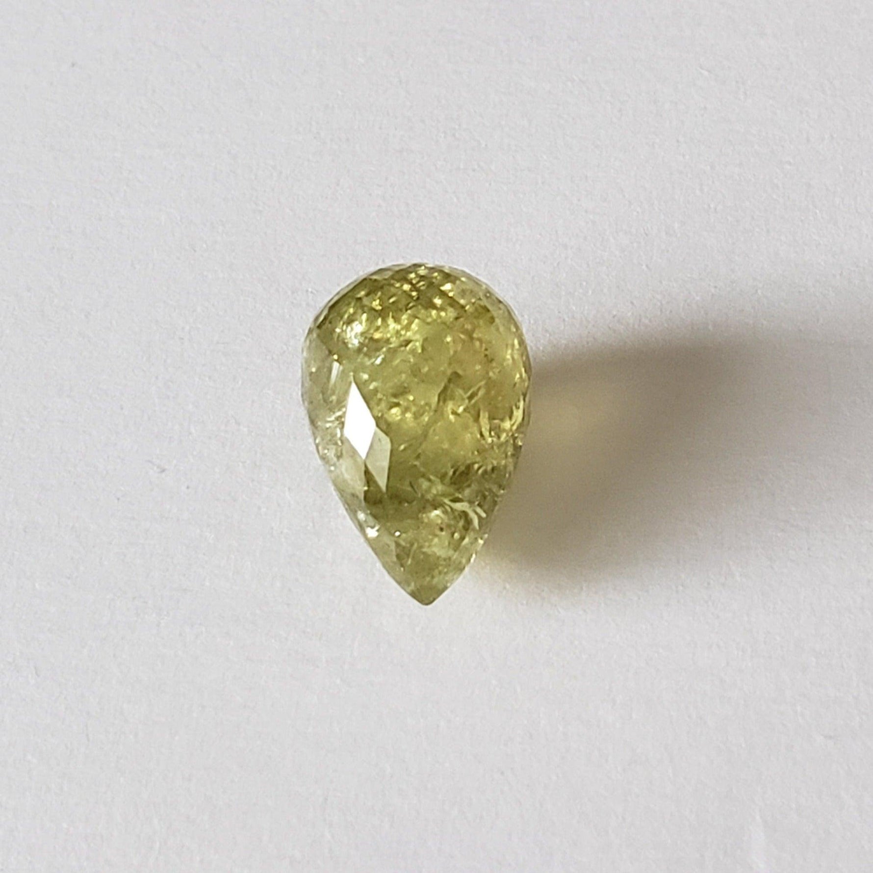  Grossular Mali Garnet | Briolette | Spring Green | 14x10m 11.27ct 3