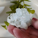 Gyrolite and Apophyllite on Prehnite Crystal | 97 gr | Mumbai, India 3