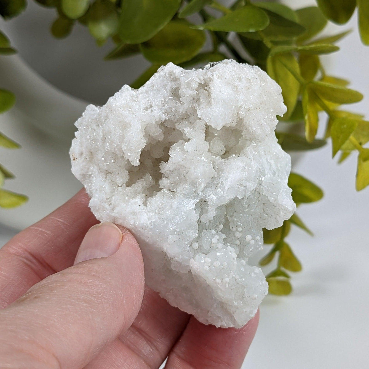  Gyrolite on Prehnite Crystal | 102 gr | Mumbai, India 2