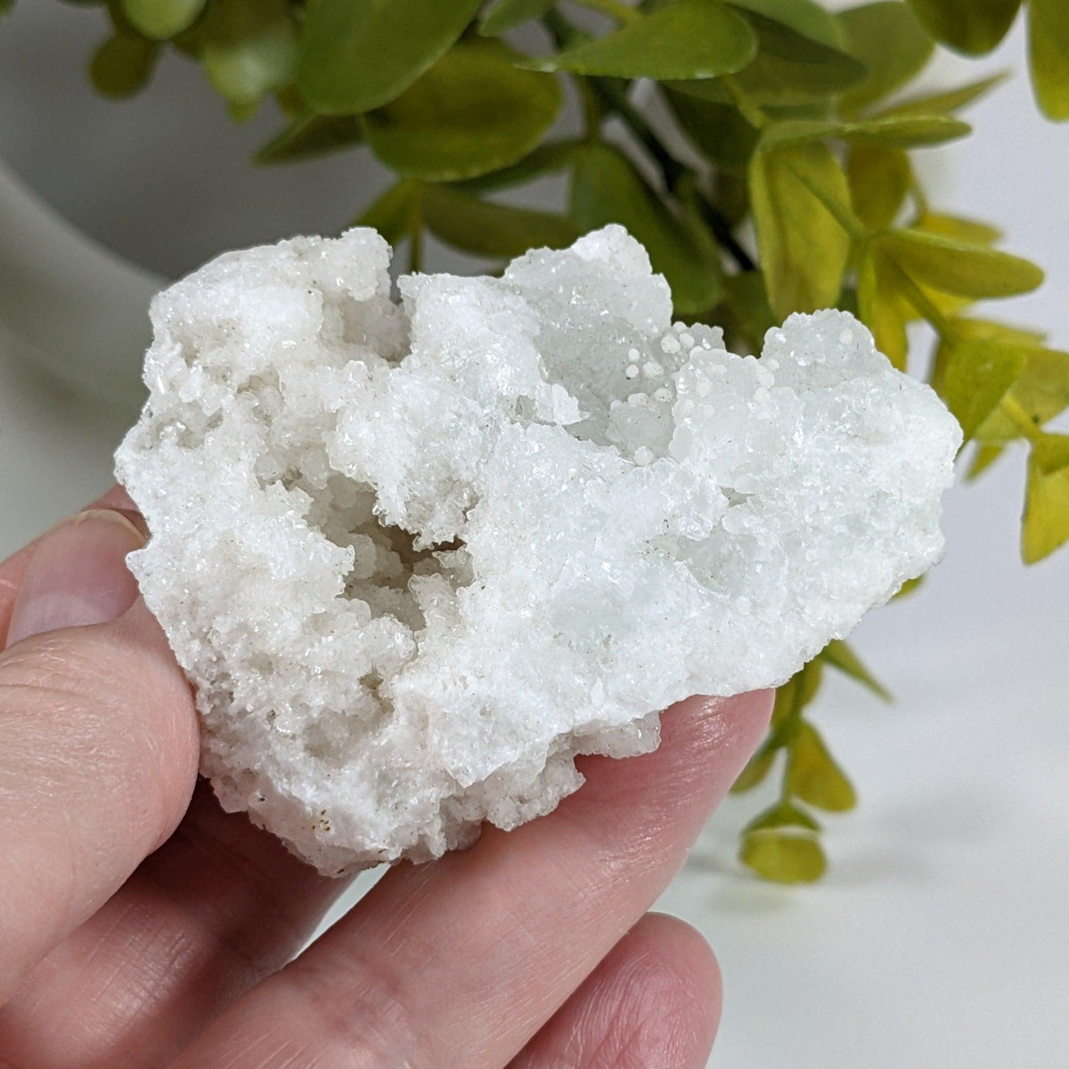  Gyrolite on Prehnite Crystal | 102 gr | Mumbai, India 3