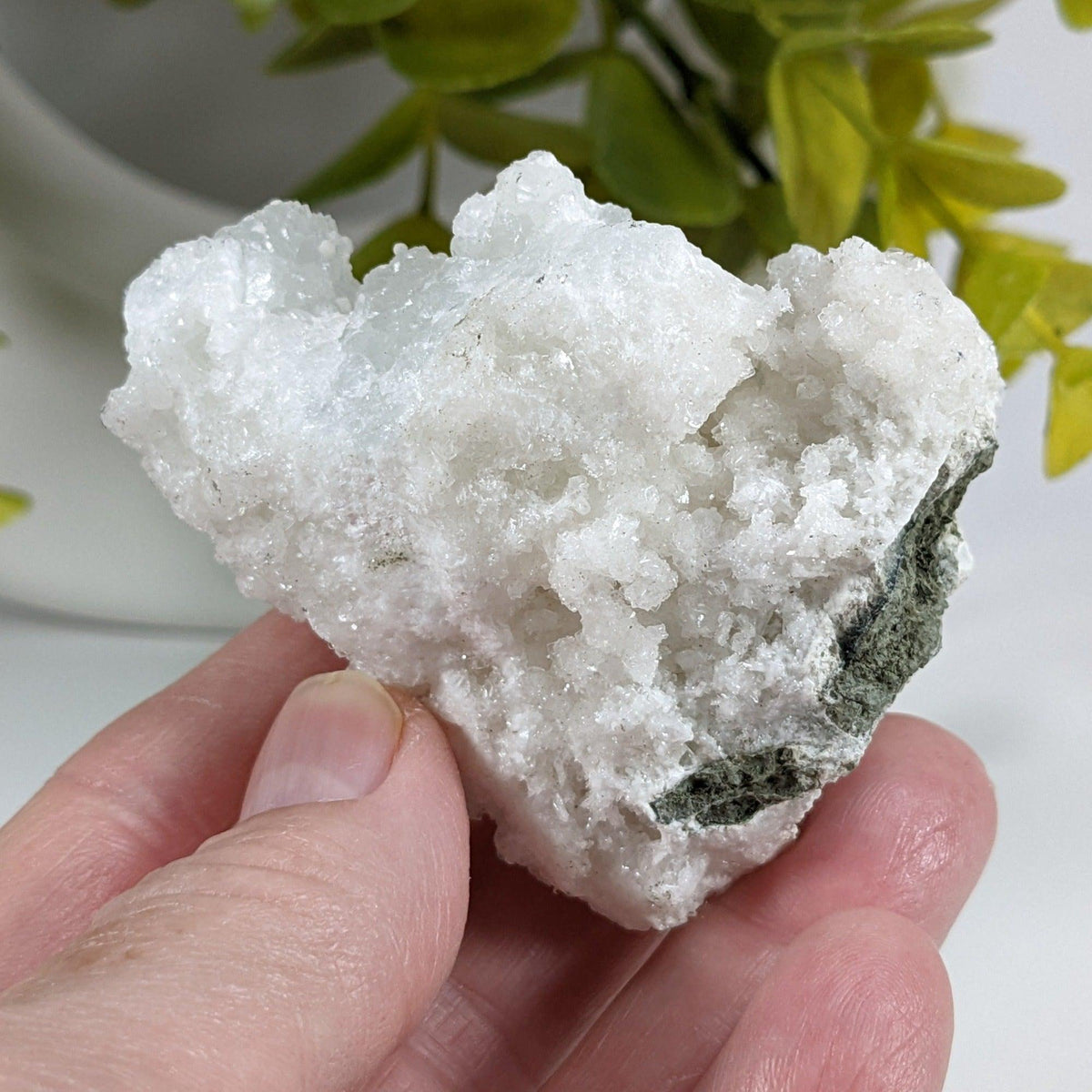  Gyrolite on Prehnite Crystal | 102 gr | Mumbai, India 5