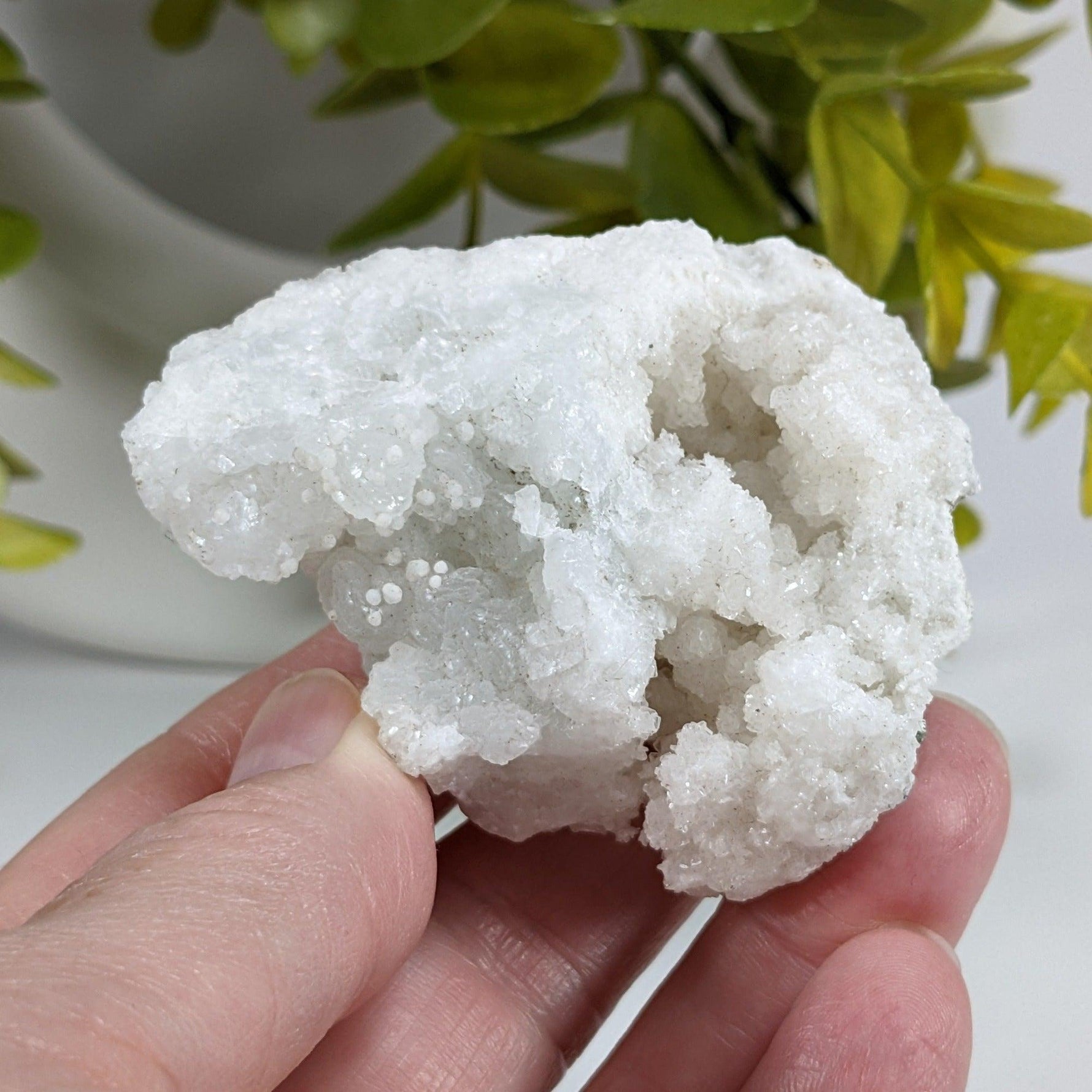  Gyrolite on Prehnite Crystal | 102 gr | Mumbai, India 6