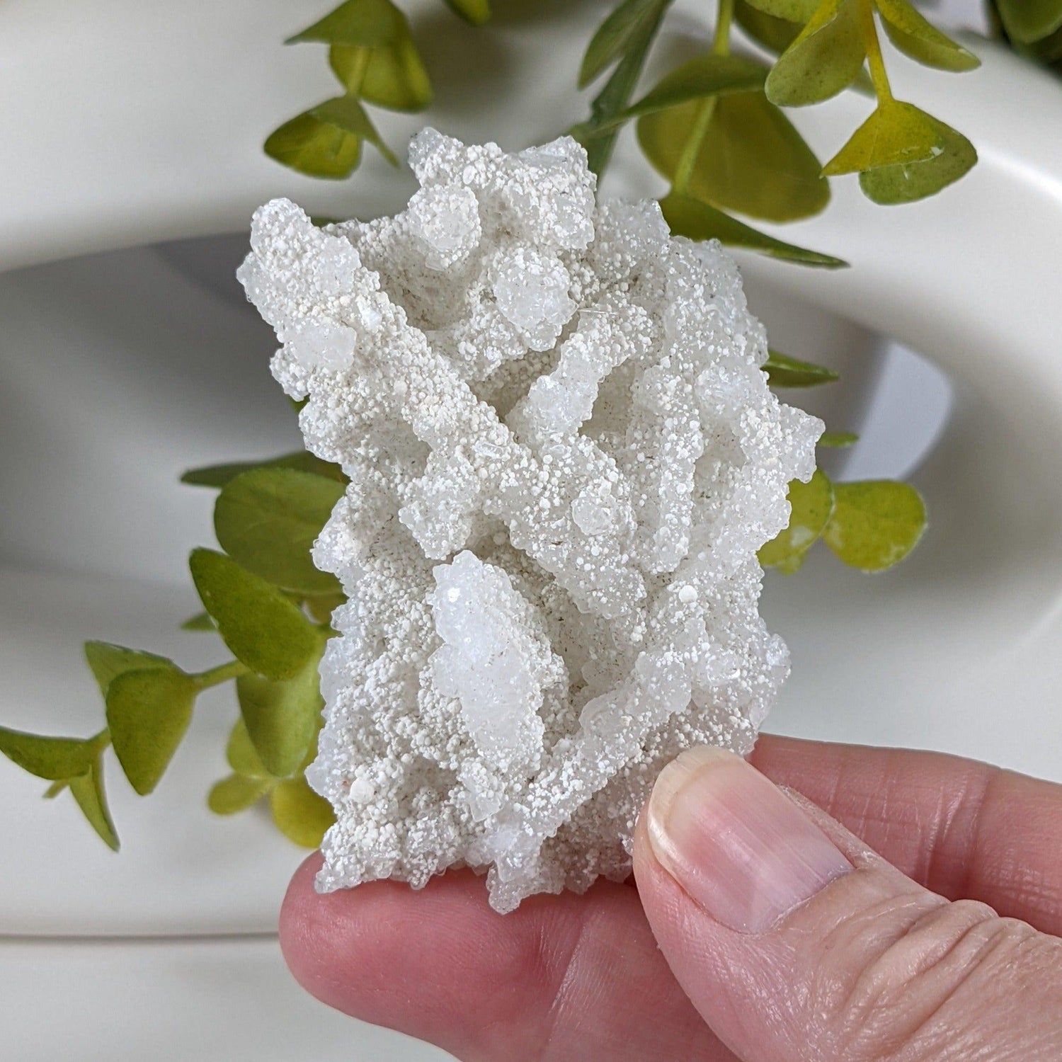  Gyrolite on Prehnite Crystal | 72 gr | Mumbai, India 1