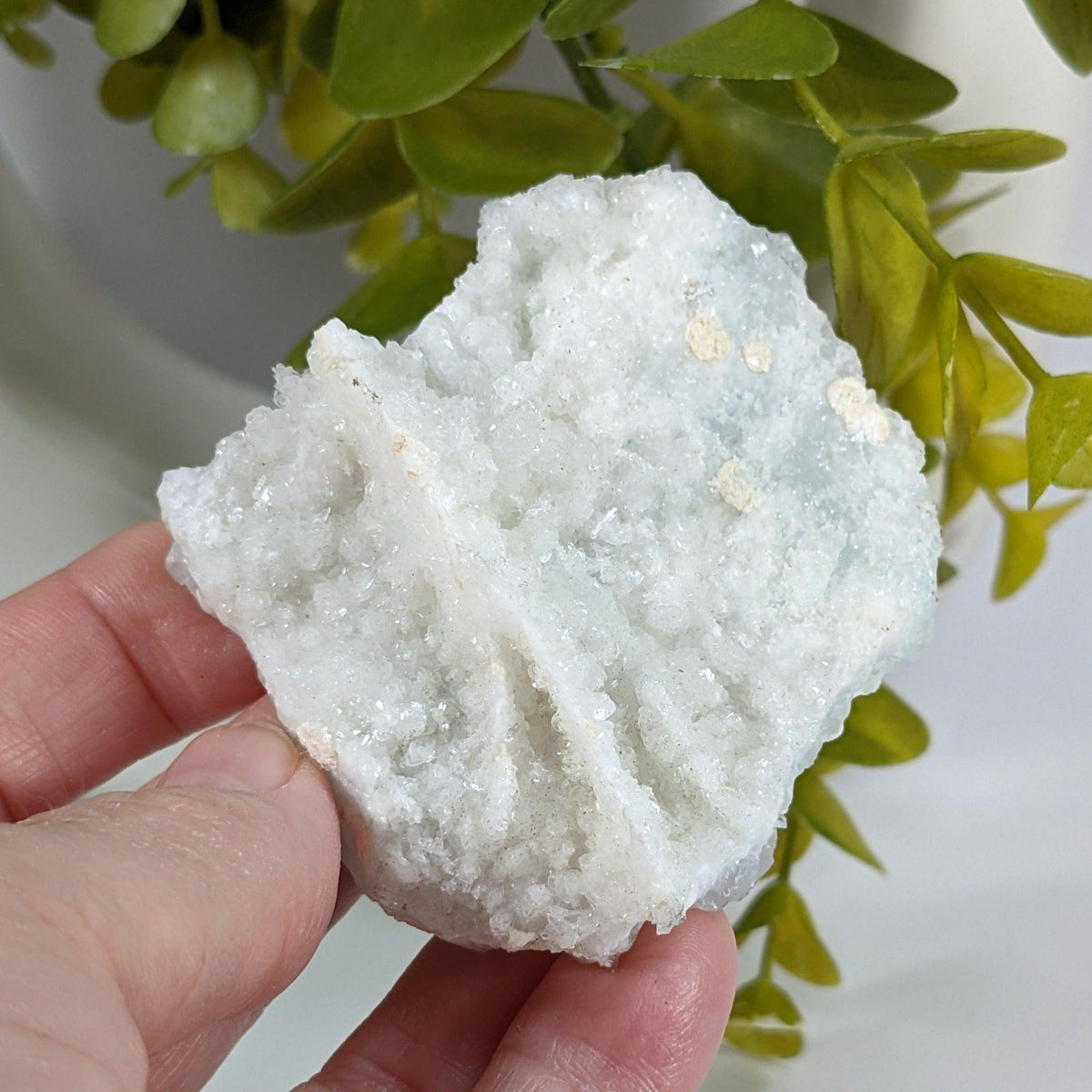  Gyrolite on Prehnite Crystal Cluster | 84 grams | Mumbai, India | SO24 1