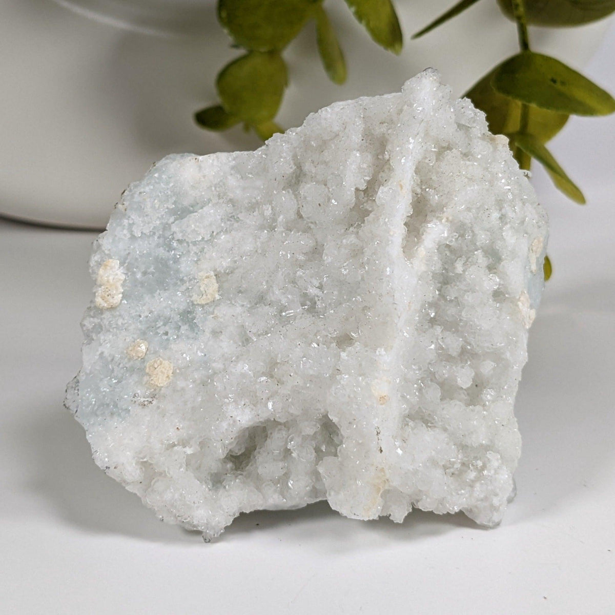  Gyrolite on Prehnite Crystal Cluster | 84 grams | Mumbai, India | SO24 8
