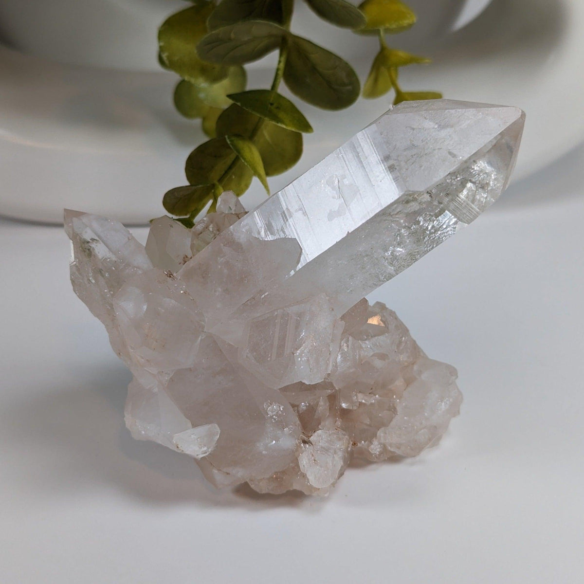  Himalayan Quartz Cluster | Large Terminated Quartz Point | 300 Grams | Kullu Valley | SO24 1