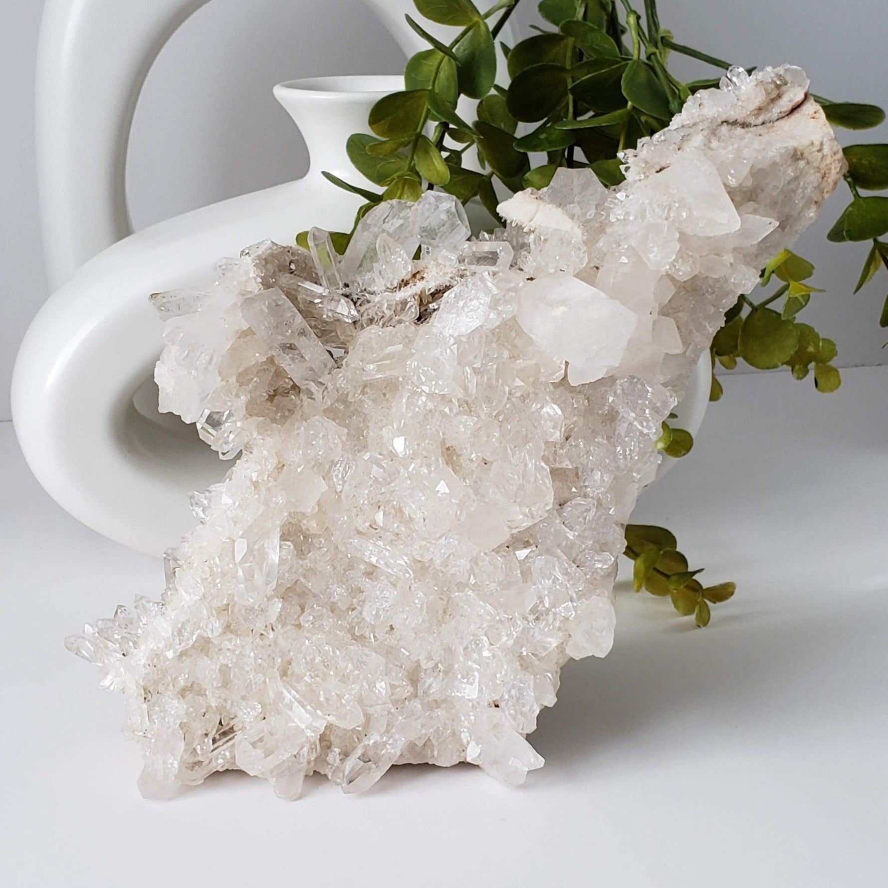  Himalayan Quartz Cluster | Multiple Clear Terminated Quartz Points | 2.4 KG | AAA Mineral 