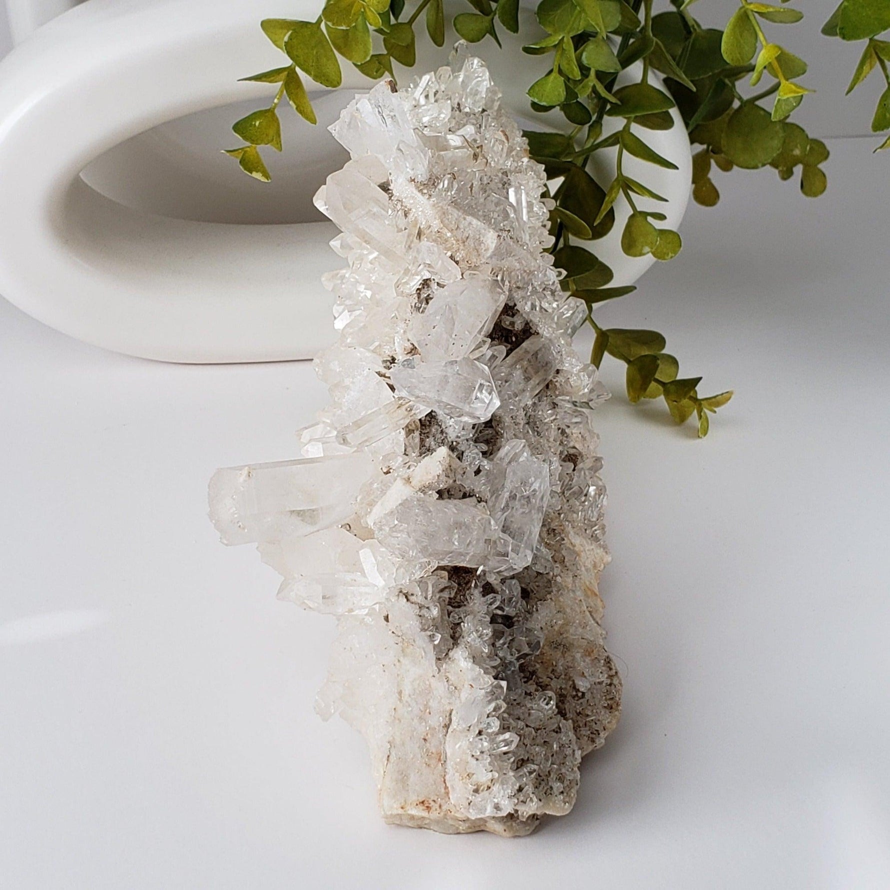  Himalayan Quartz Cluster | Multiple Clear Terminated Quartz Points | 2.4 KG | AAA Mineral 2