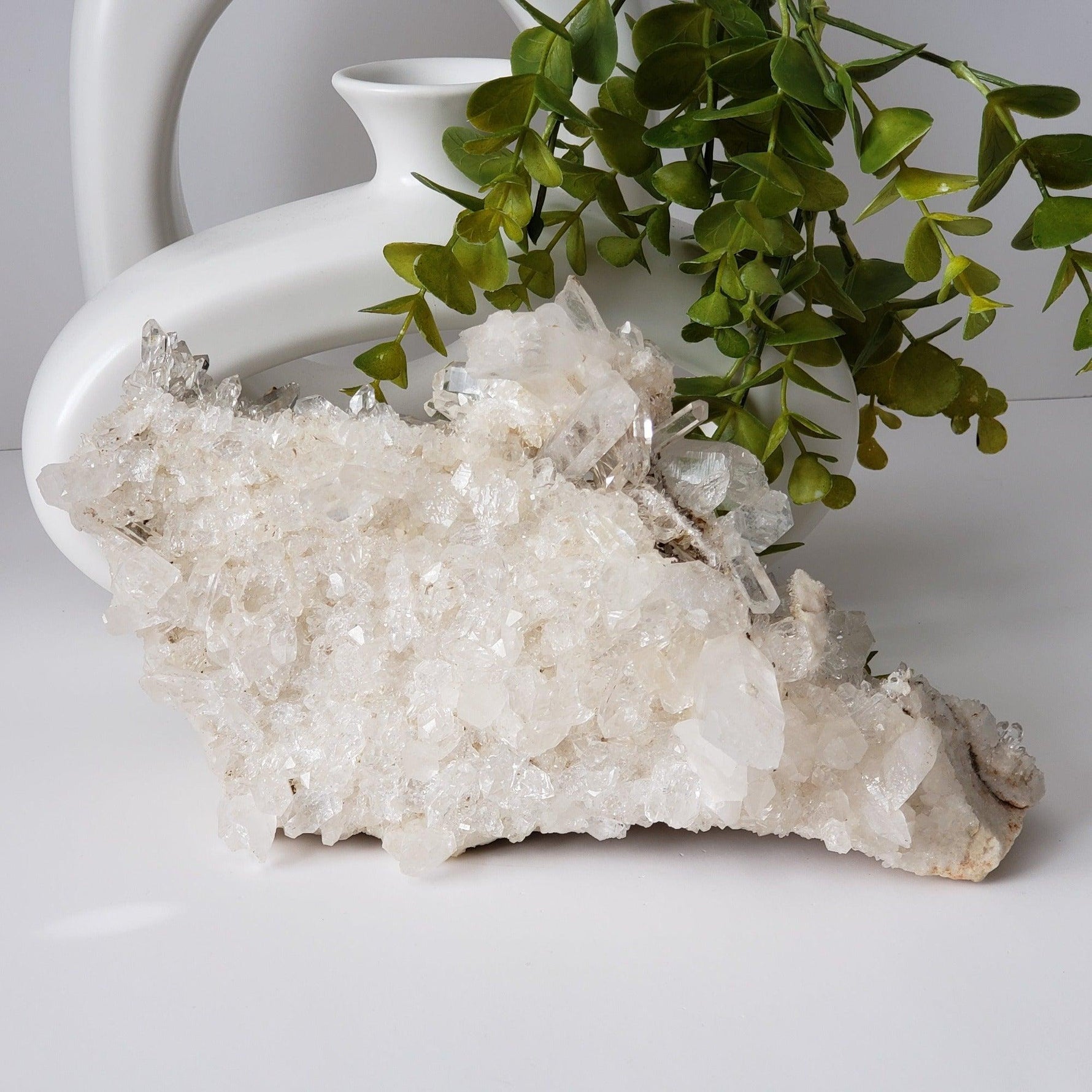  Himalayan Quartz Cluster | Multiple Clear Terminated Quartz Points | 2.4 KG | AAA Mineral 3