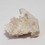  Hydroxylherderite on Quartz Points | Perky Box Thumbnail Specimen | Bennett Quarry, Buckfield Maine, USA 