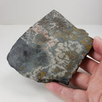  Impact Breccia Slice | 364 Grams | Golden Metal Veining Impactite | Sudbury Structure, Canada | SO24 7