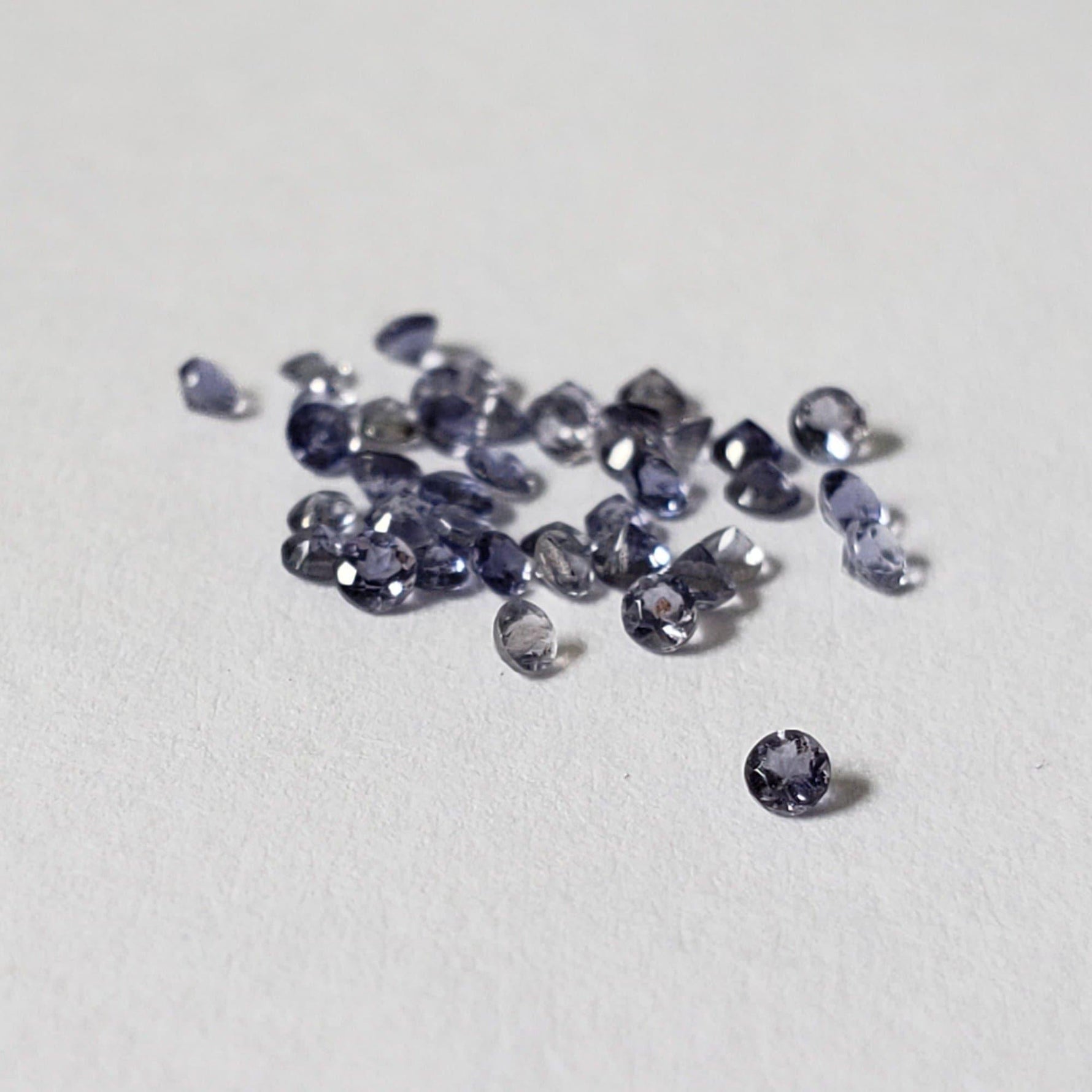  Iolite | Round Cut | Blue Purple | 1.5mm SO24 