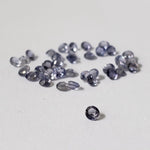 Iolite | Round Cut | Blue Purple | 2.2mm - Canagem.com