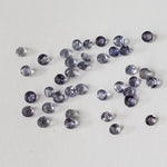 Iolite | Round Cut | Blue Purple | 2.2mm - Canagem.com