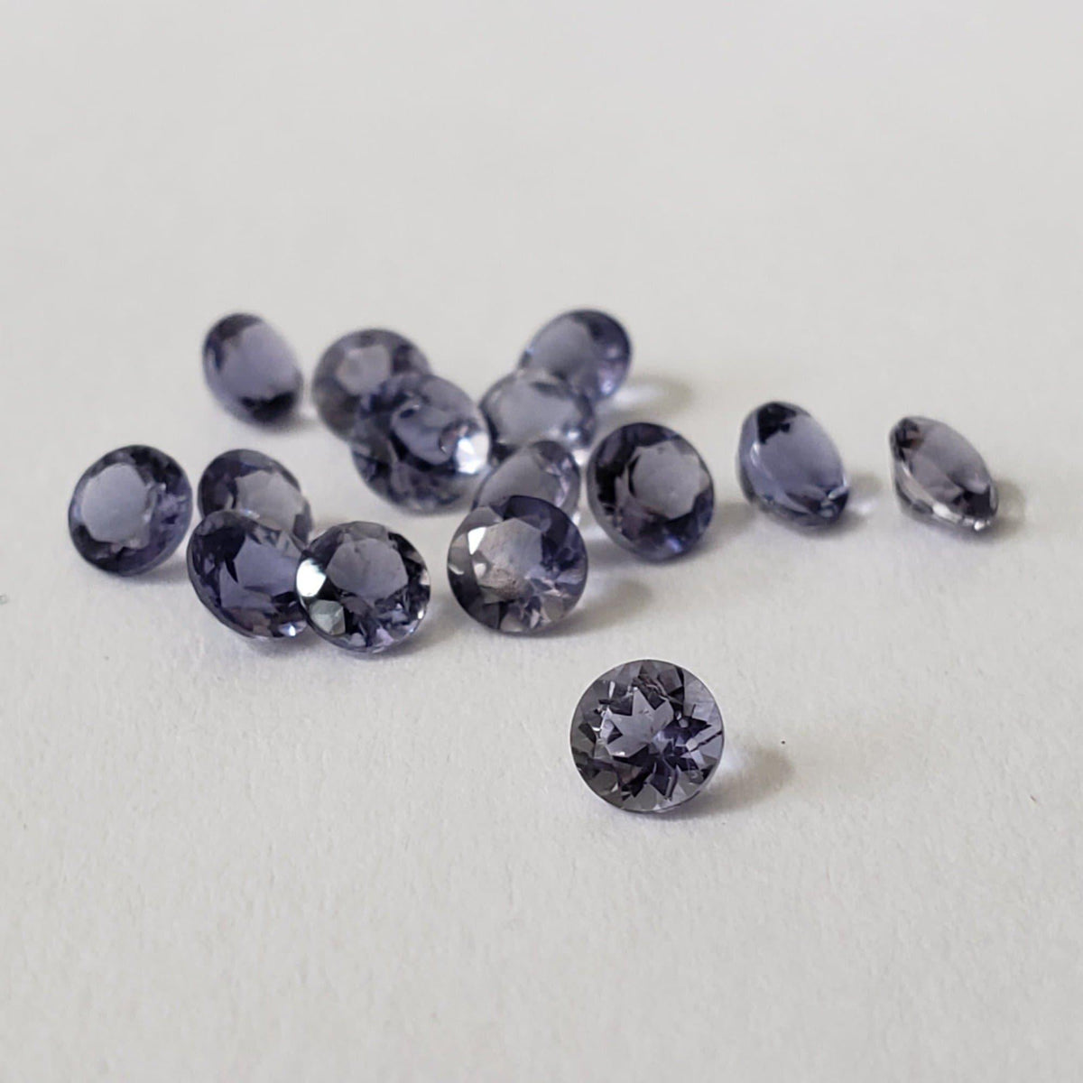  Iolite | Round Cut | Blue Purple | 3mm 
