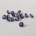 Iolite | Round Cut | Blue Purple | 3mm 