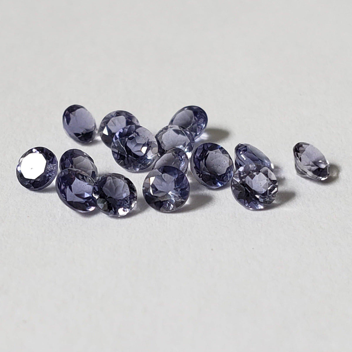  Iolite | Round Cut | Blue Purple | 3mm 1