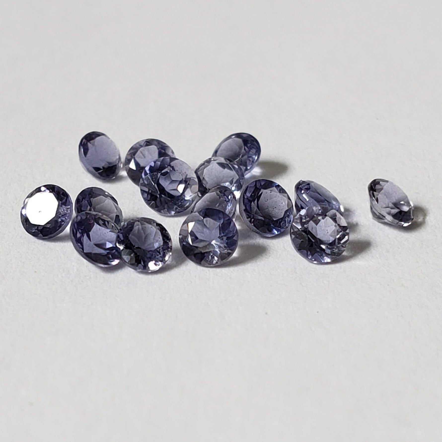  Iolite | Round Cut | Blue Purple | 3mm 1