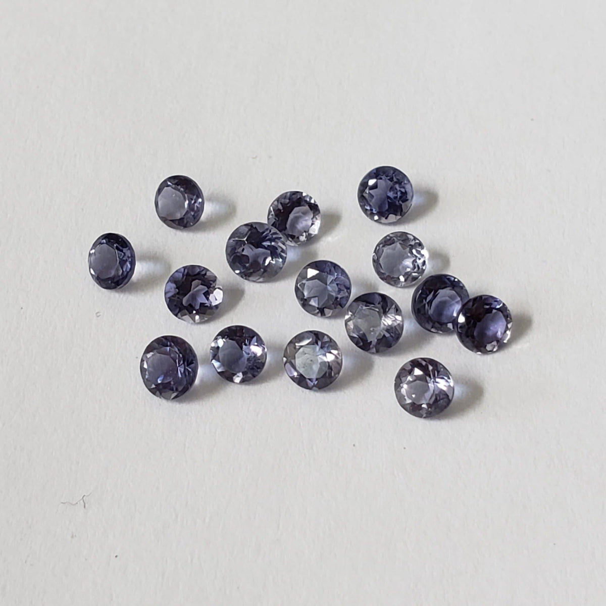  Iolite | Round Cut | Blue Purple | 3mm 2