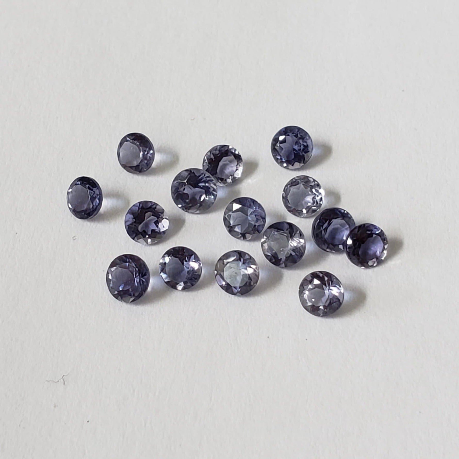  Iolite | Round Cut | Blue Purple | 3mm 2