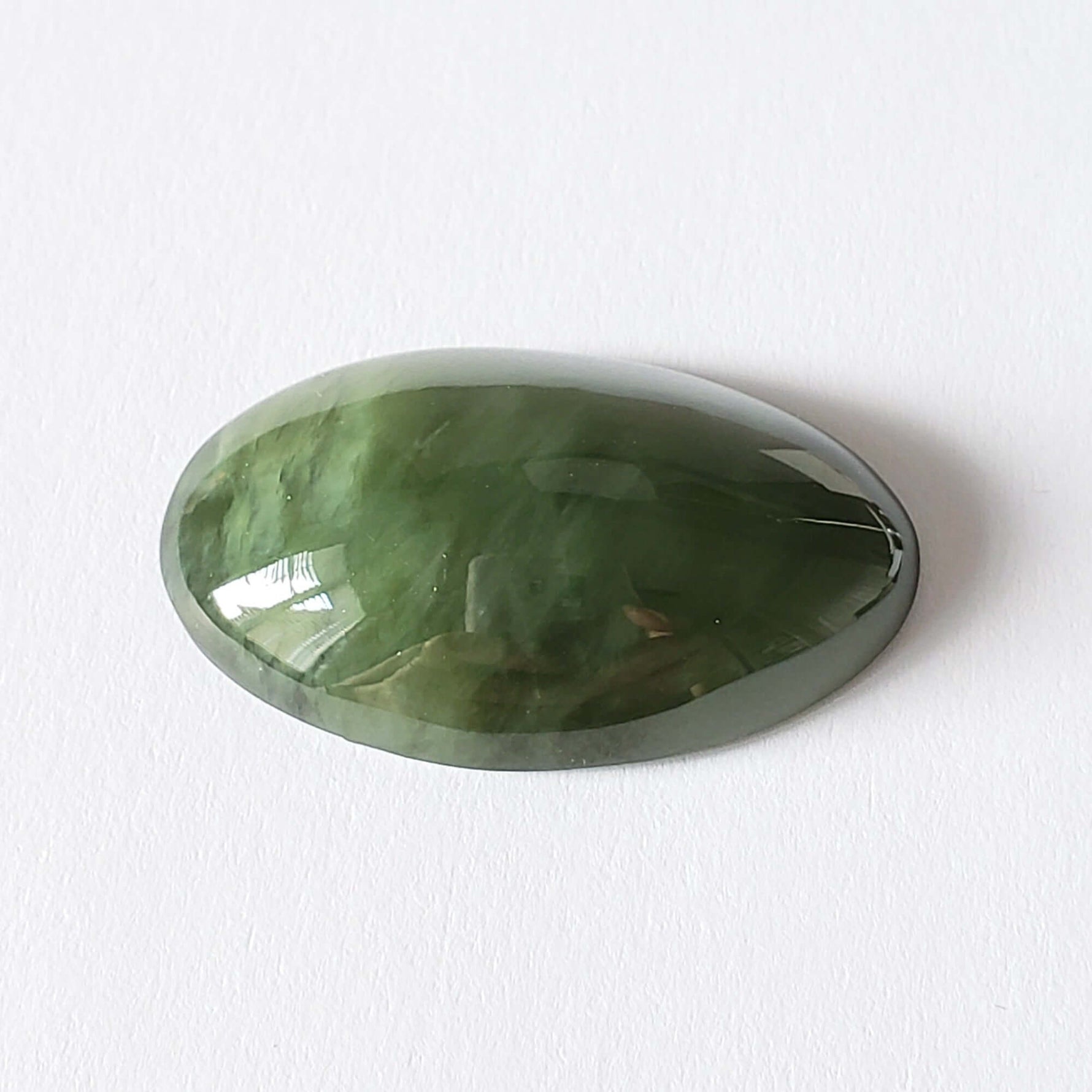  Jade | Oval Cabochon | Green Jade | 30x19 mm 31.55ct | Africa 4