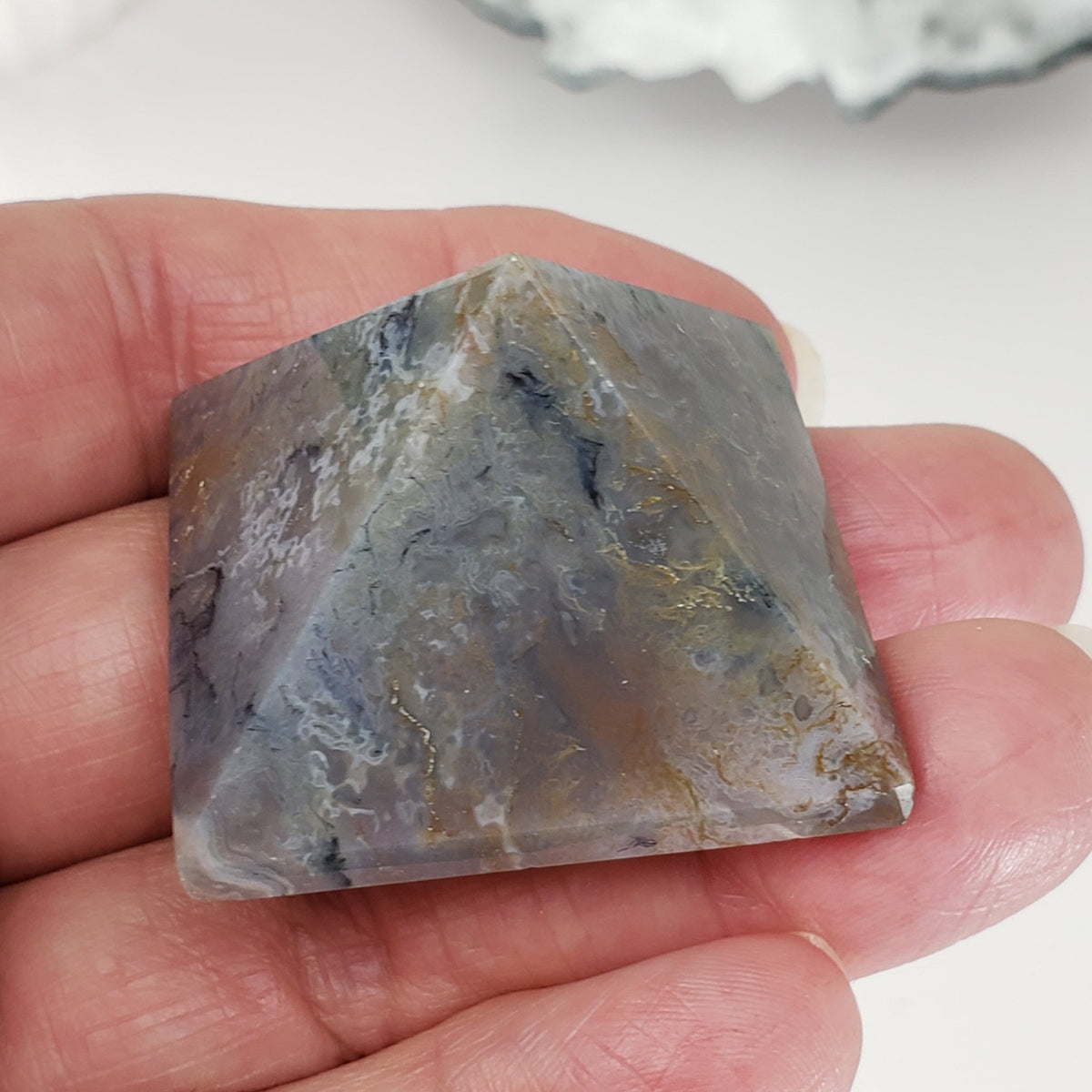  Jasper Five Point Pyramid | Fancy Multi-Color 2