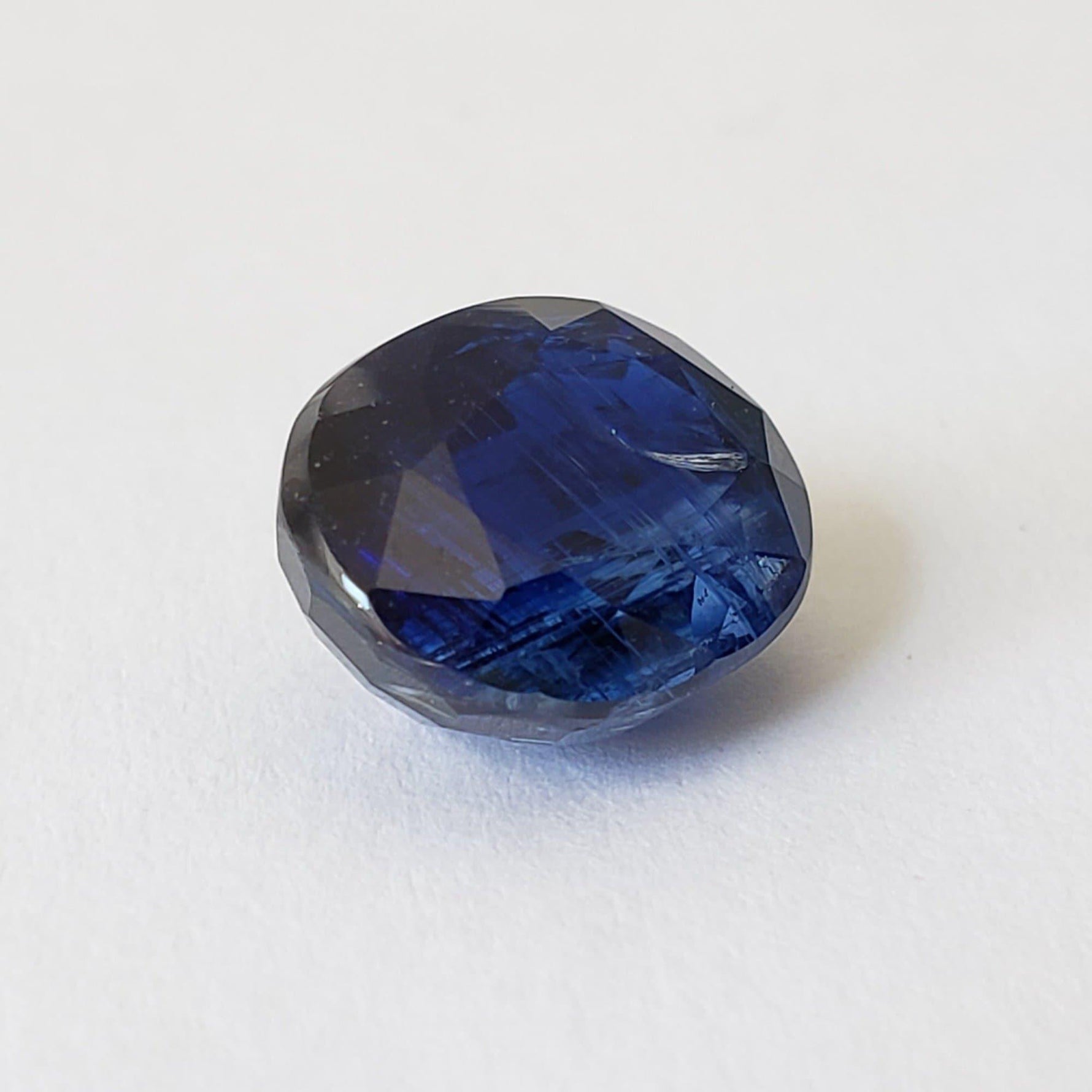  Kyanite | Oval Cut | Cornflower Blue | 11.7x9.5mm | 7.06ct | Nepal 1